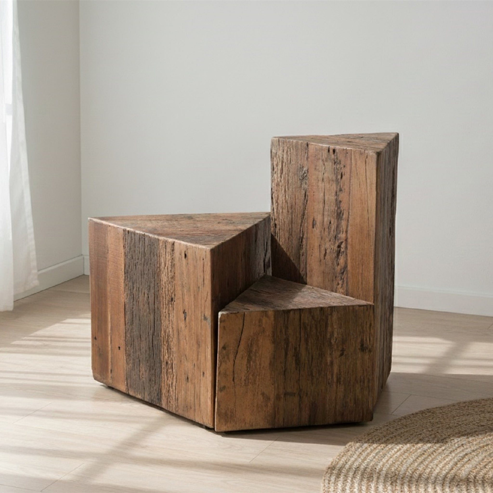 Kammeni Reclaimed Wood Table - Wisteria