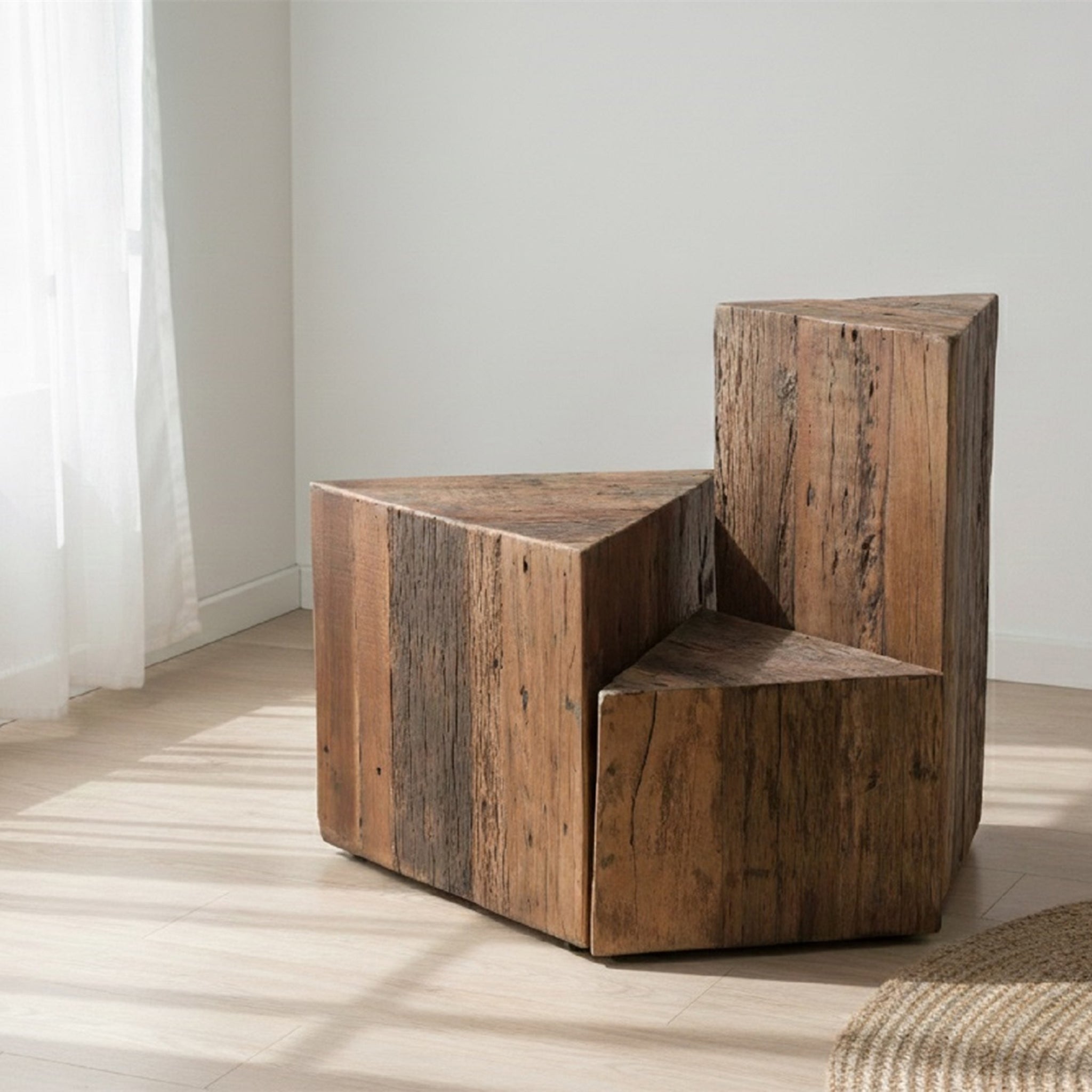 Kammeni Reclaimed Wood Table - Wisteria
