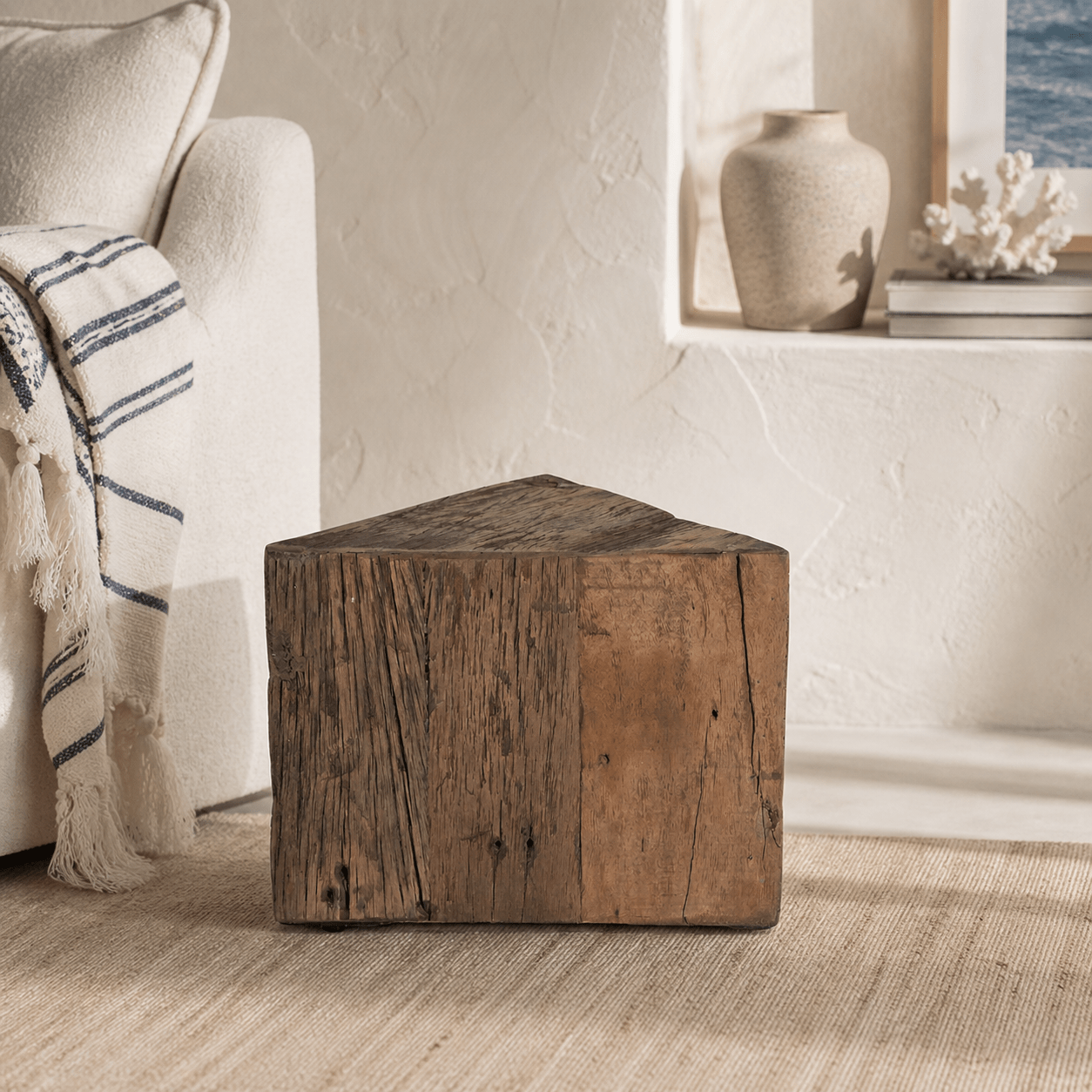 Kammeni Reclaimed Wood Table - Wisteria