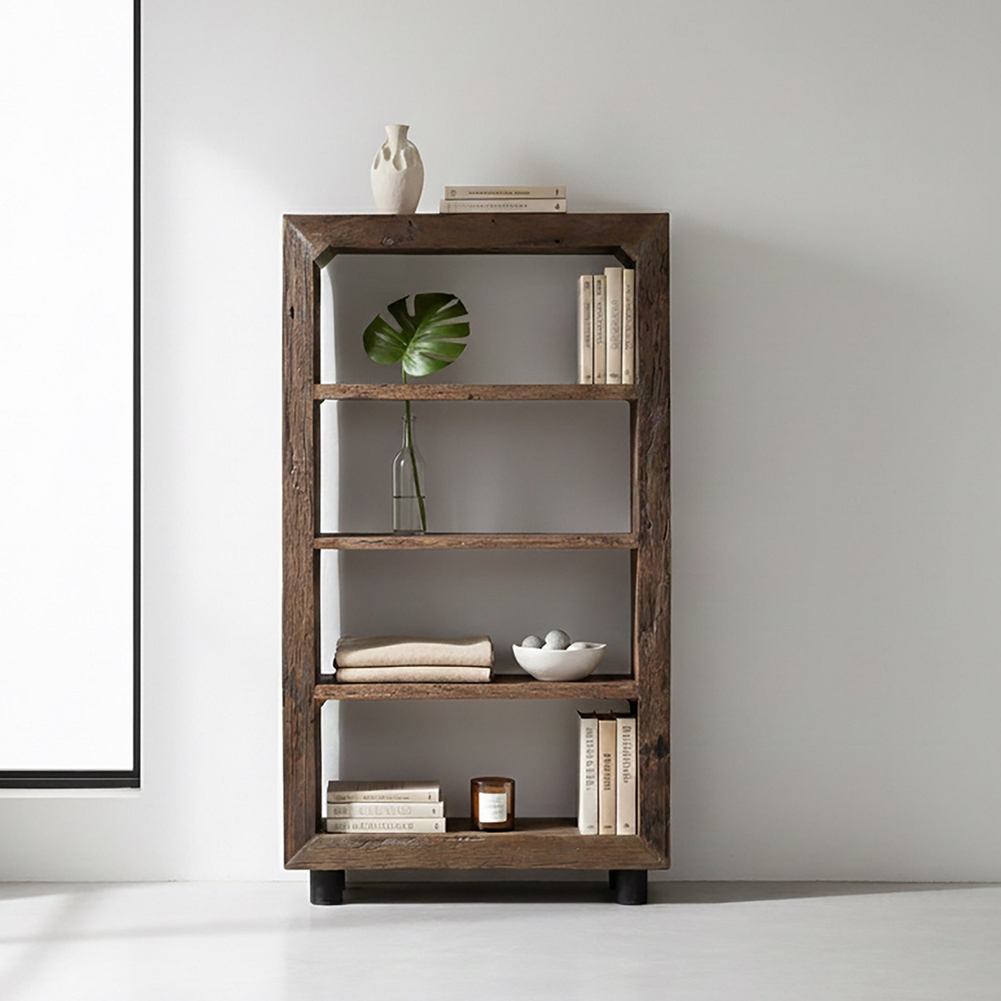 Eryne Reclaimed Wood Bookcase - Wisteria