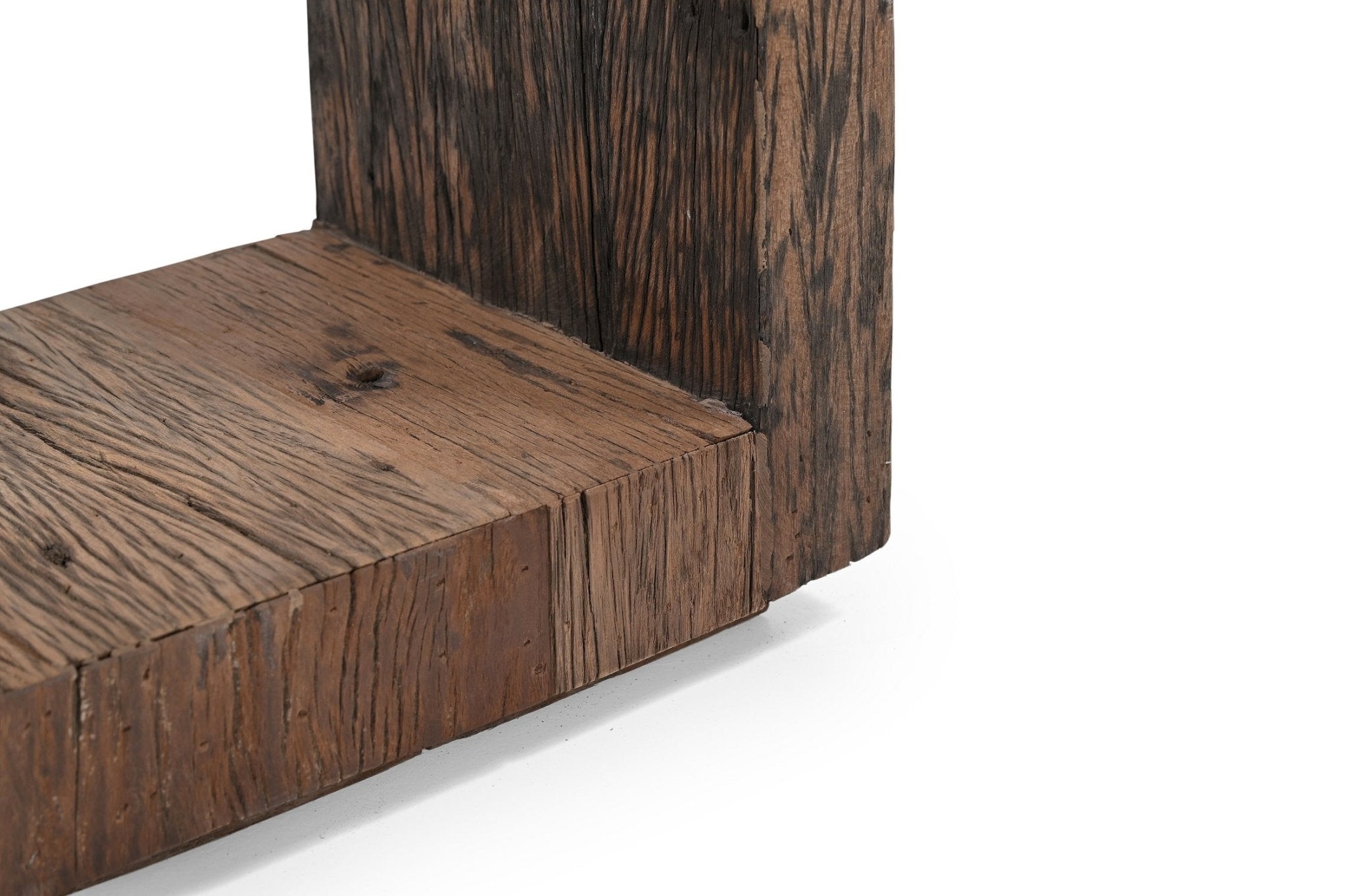 Karios Reclaimed Wood Marble Console - Wisteria