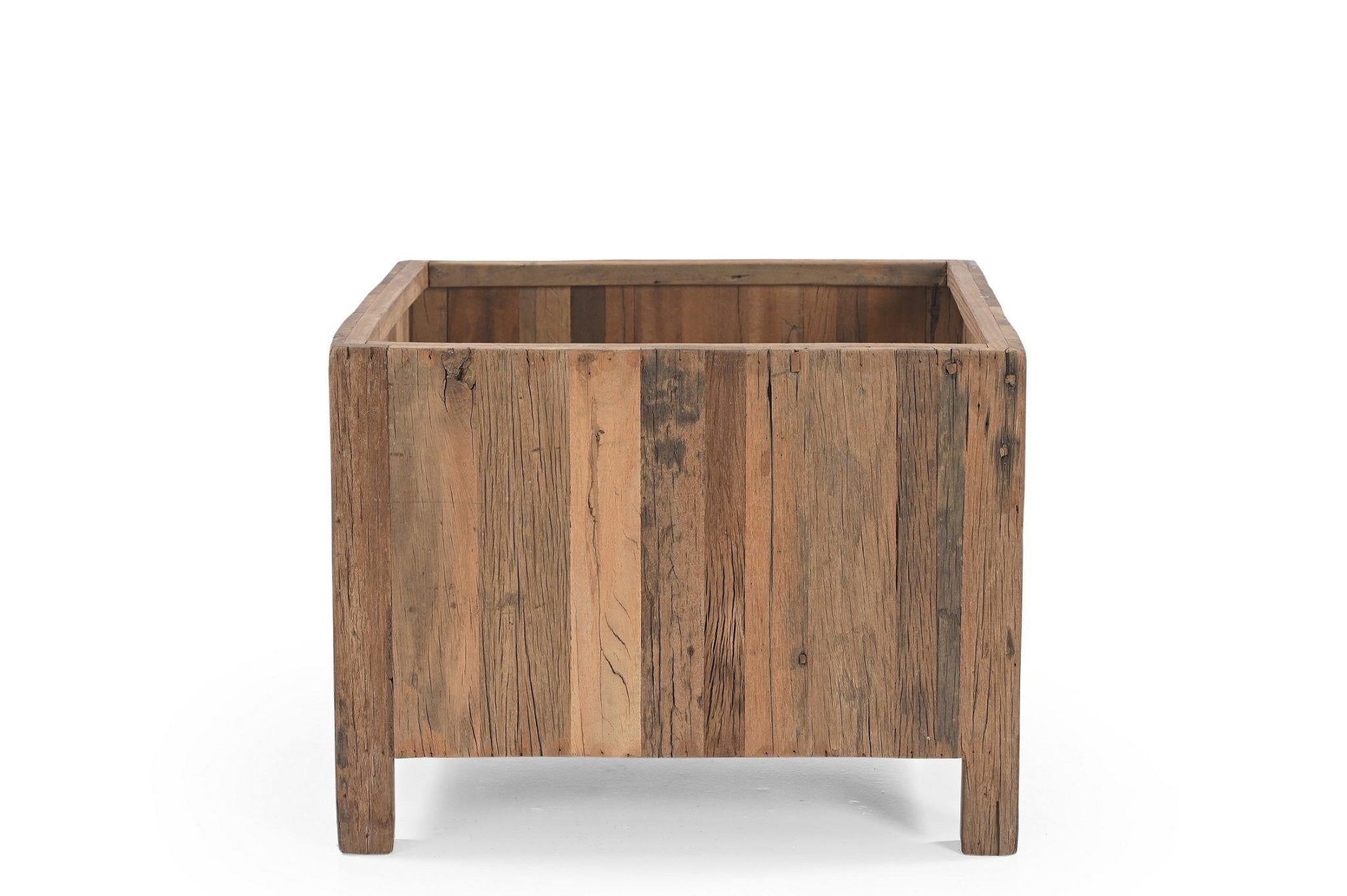 Kamari Reclaimed Wood Planters - Wisteria