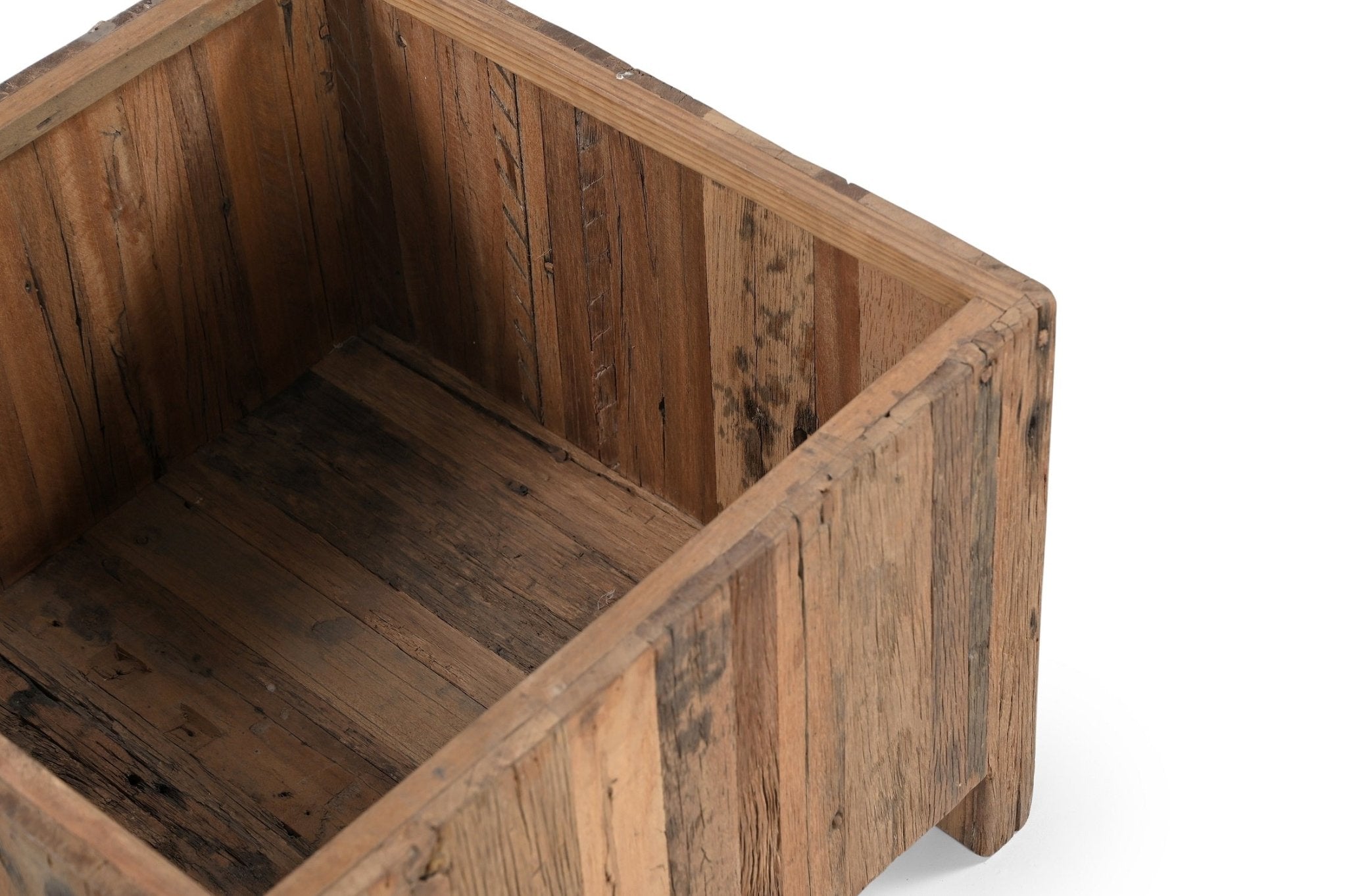 Kamari Reclaimed Wood Planters - Wisteria