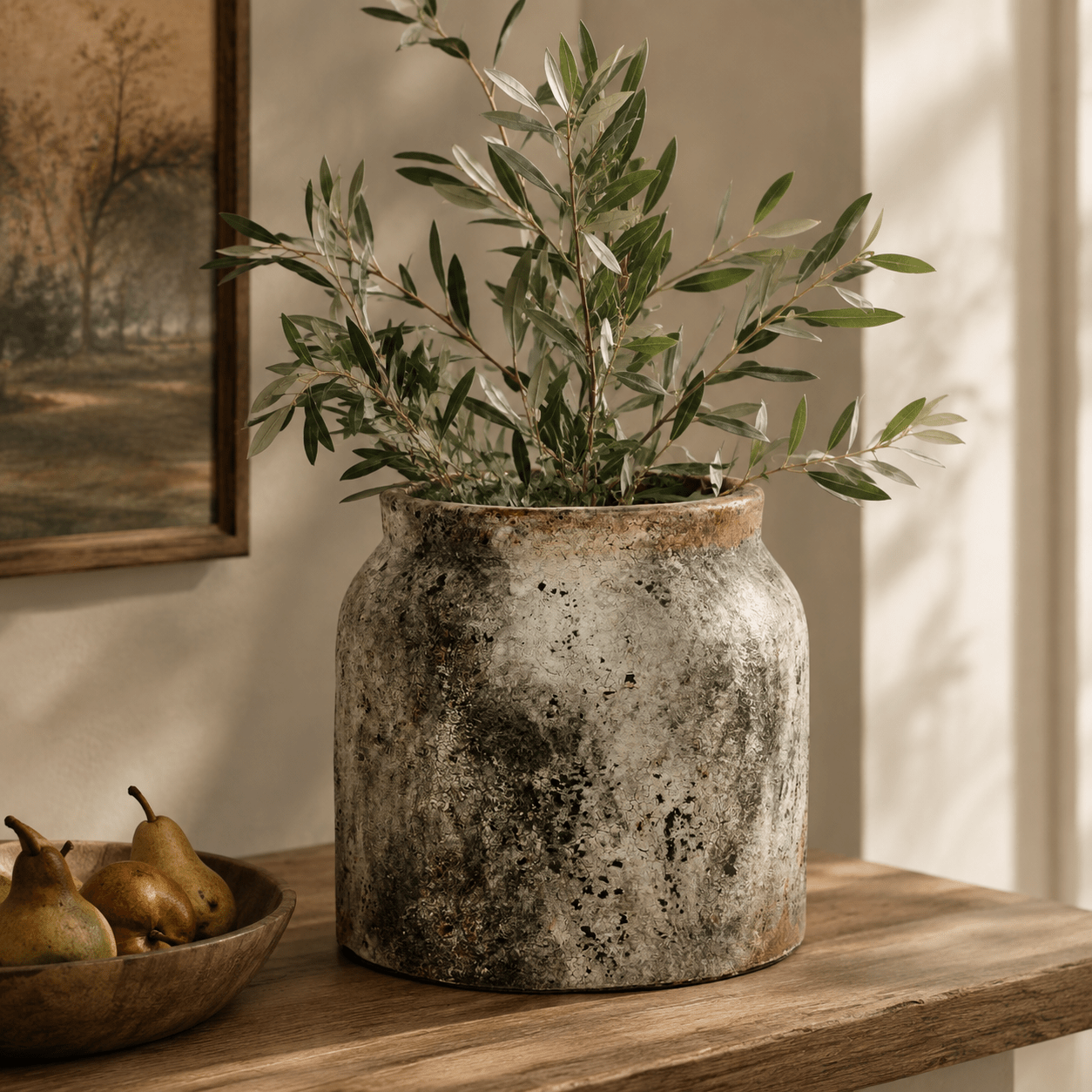 Silex Terracotta Vase - Wisteria