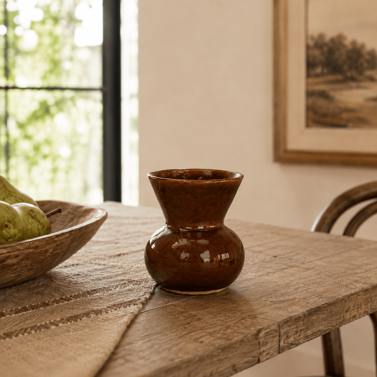 Esmont Earthenware Vase - Wisteria