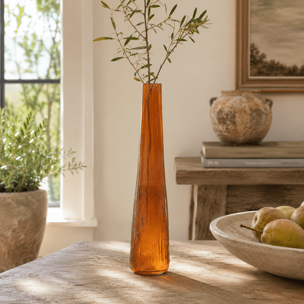 Elsen Glass Vase - Wisteria