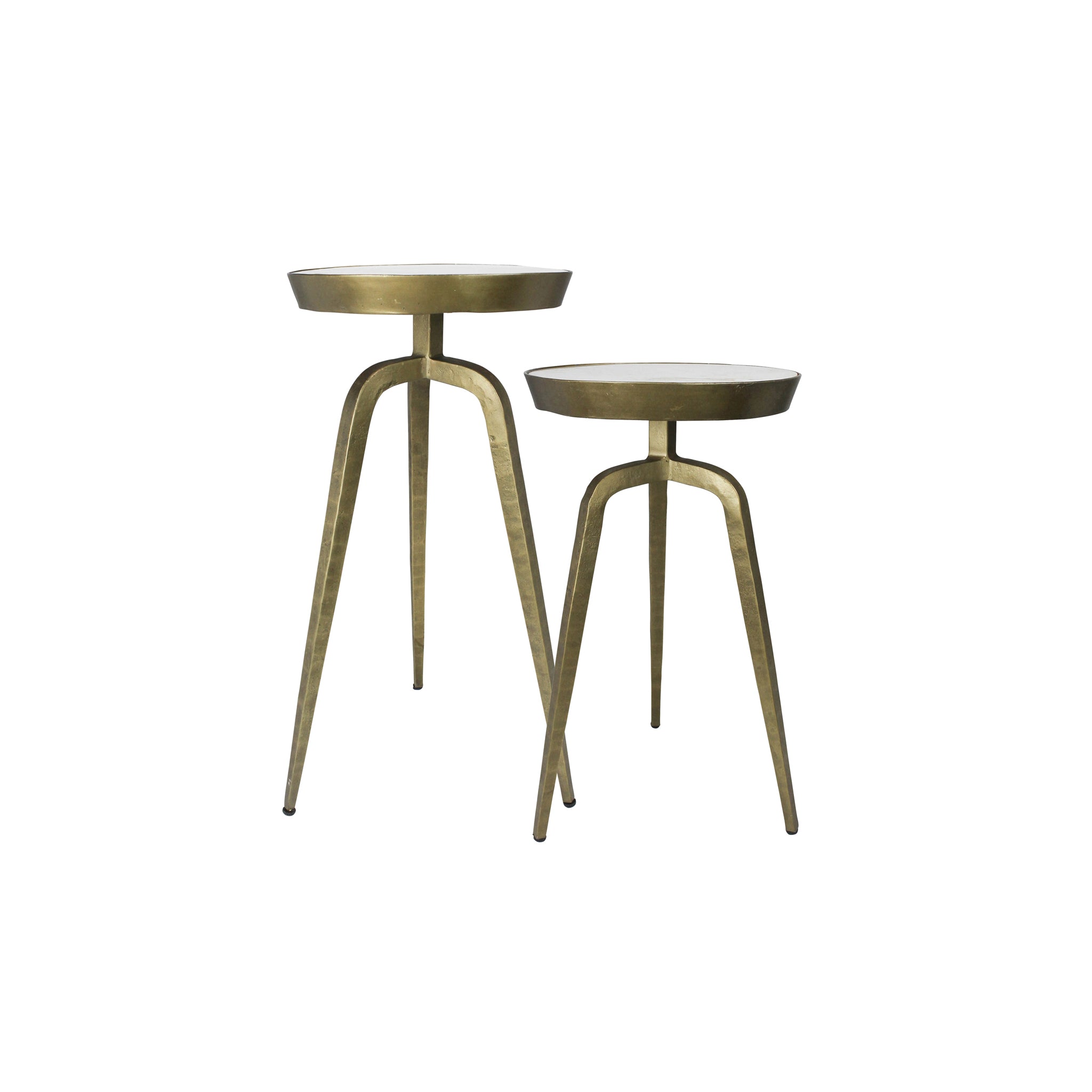 Greve Brass Side Tables