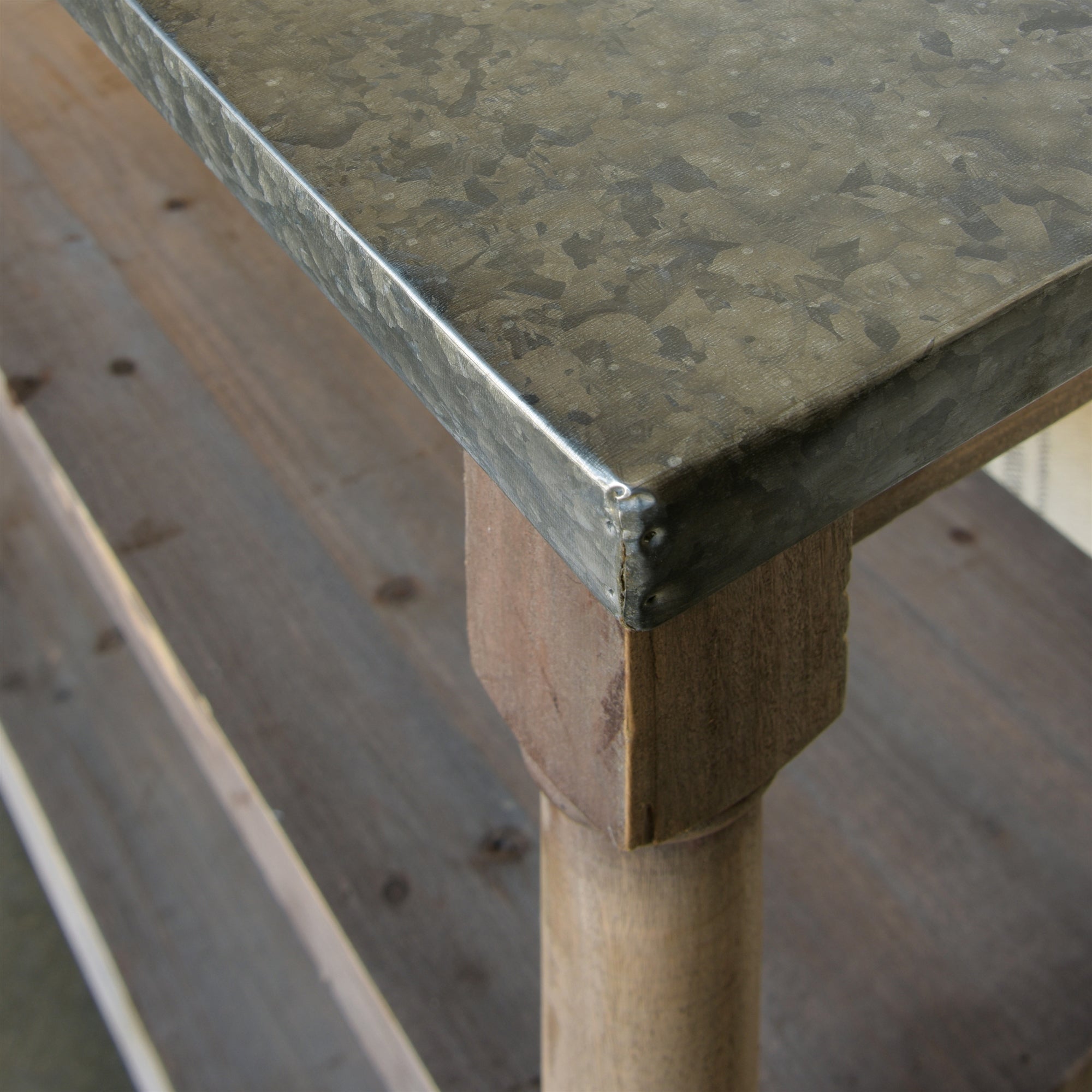 Anghiari Zinc Console Table
