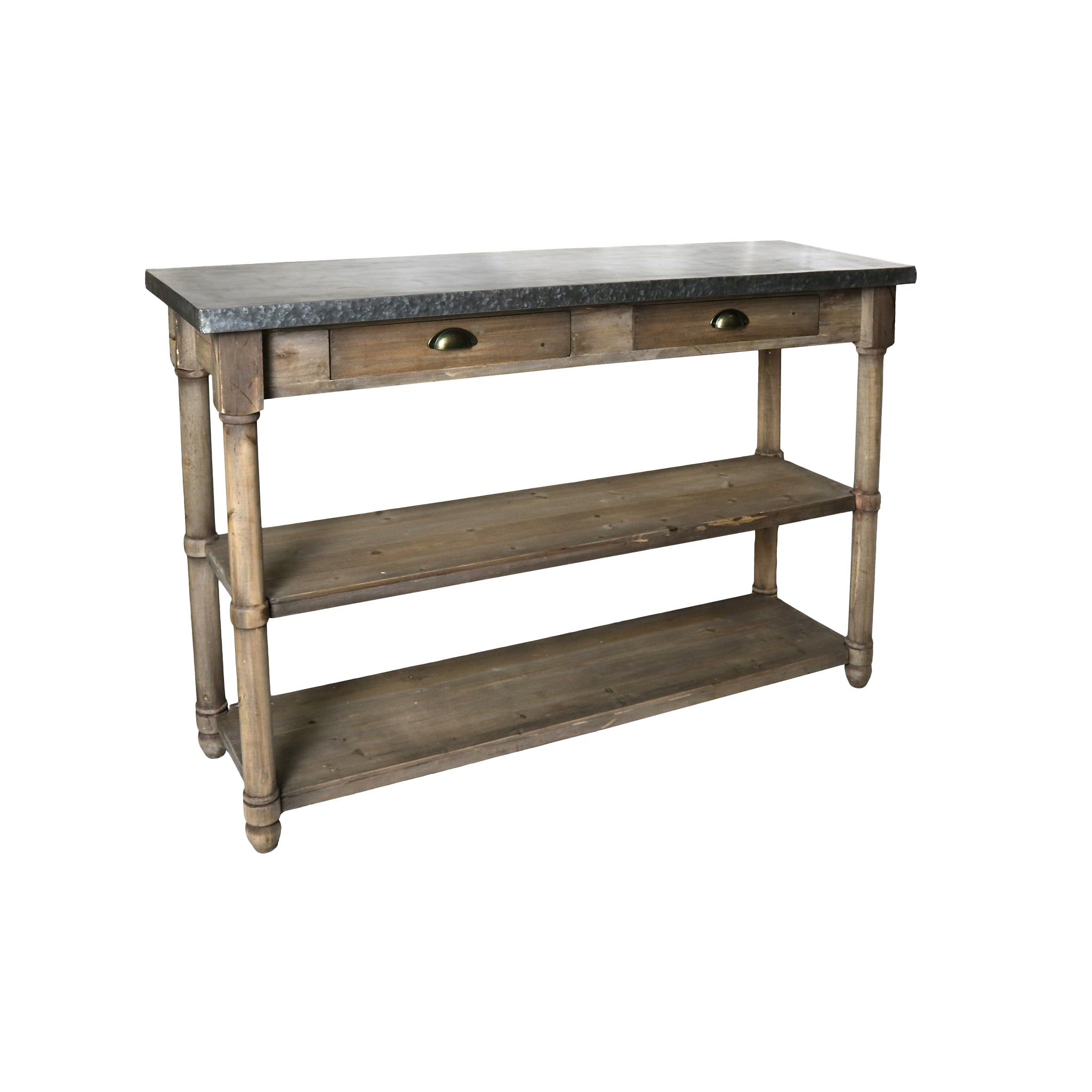 Anghiari Zinc Console Table