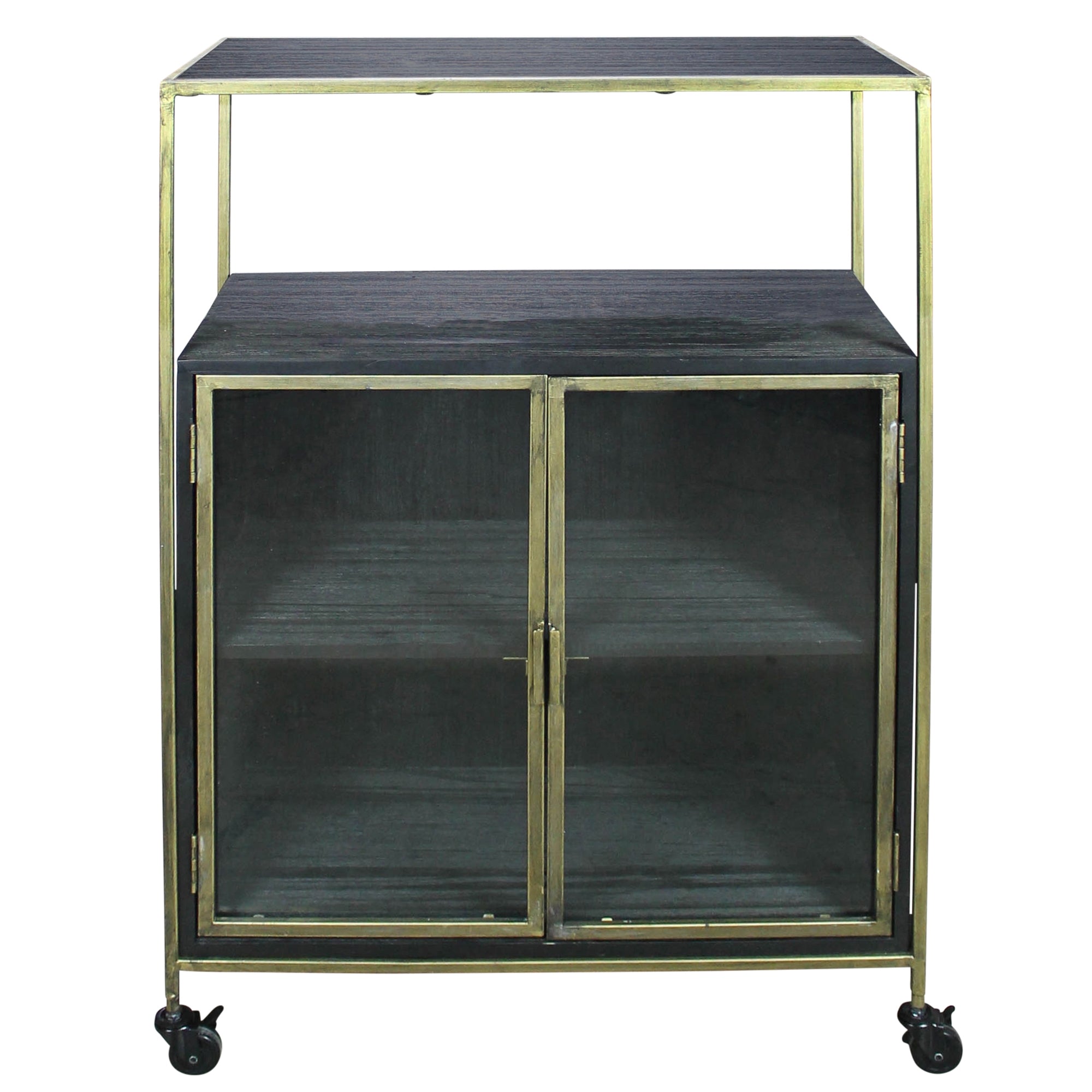 Bolgheri Brass Bar Cabinet