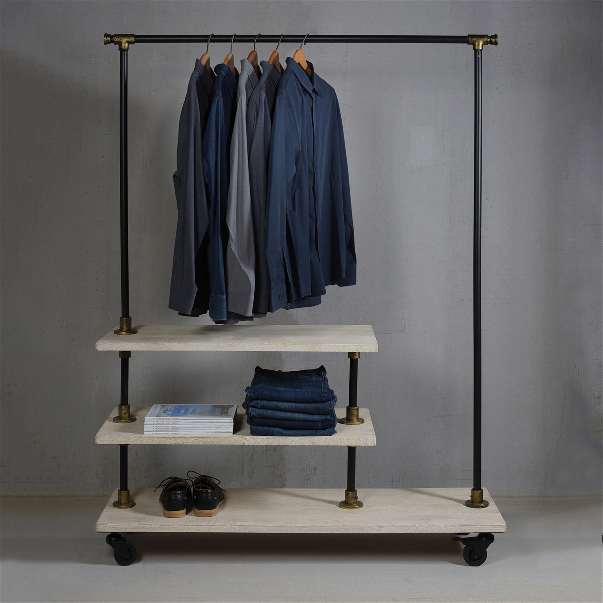 Foscarina Wood Iron Etagere