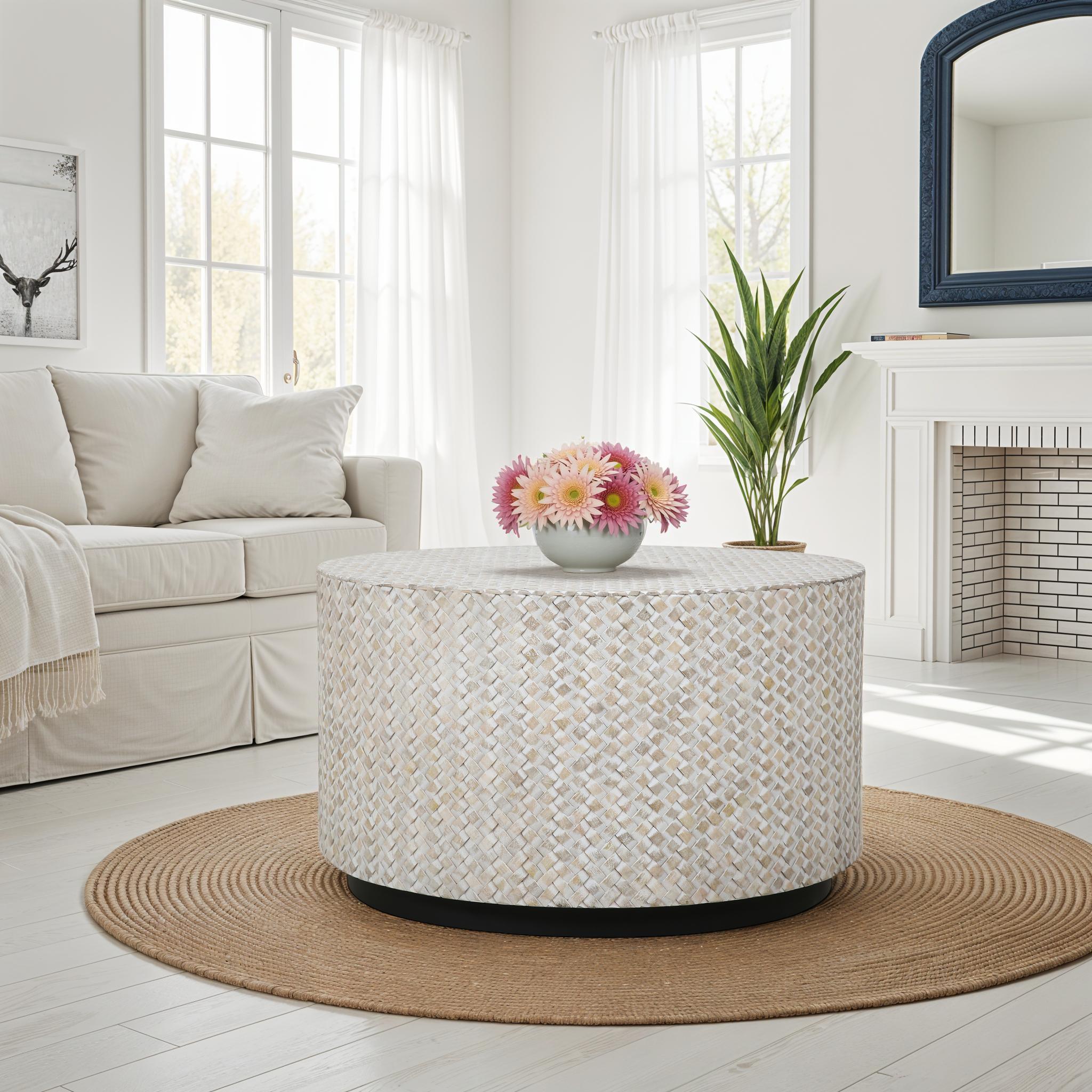 Callista Carved Coffee Table