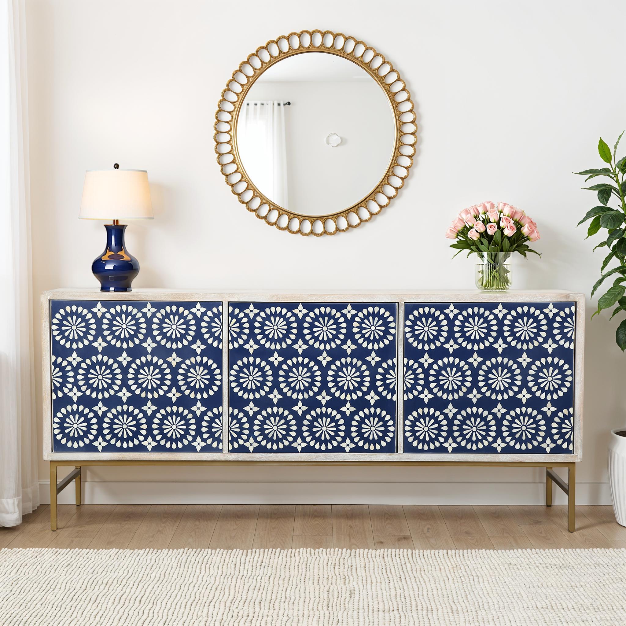 Essaouira Indigo Inlay Sideboard