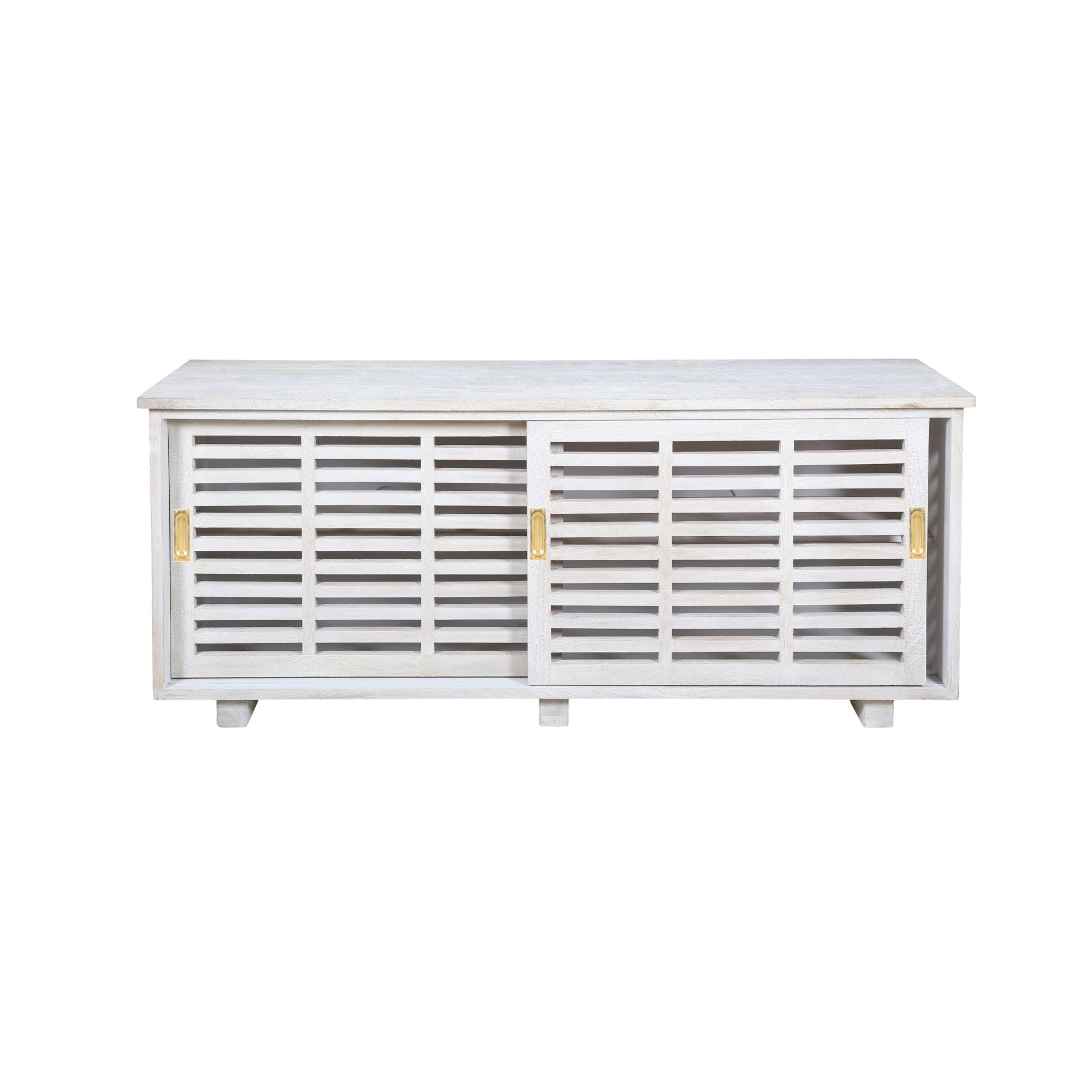 Rhodes Slatted Wood Sideboard