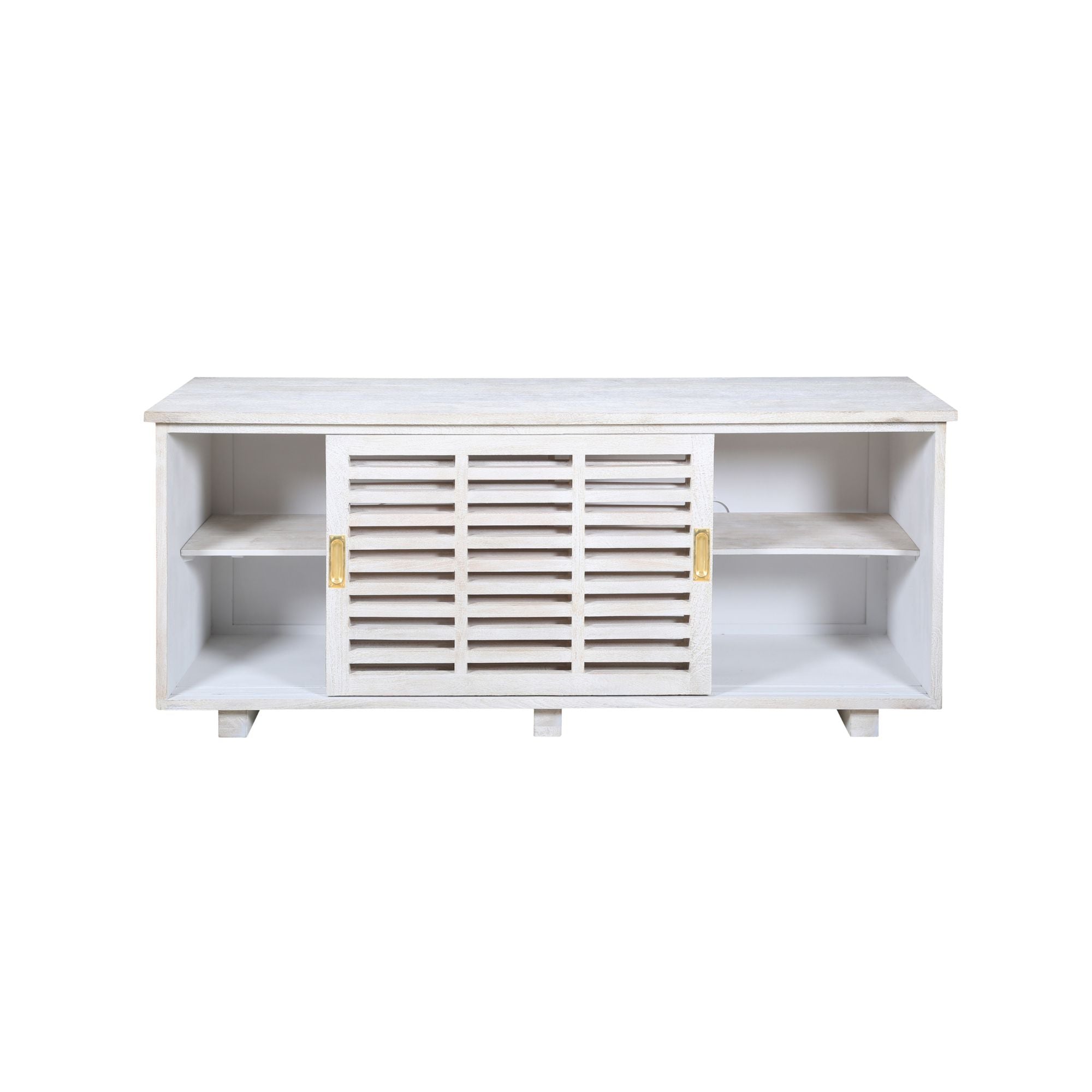 Rhodes Slatted Wood Sideboard