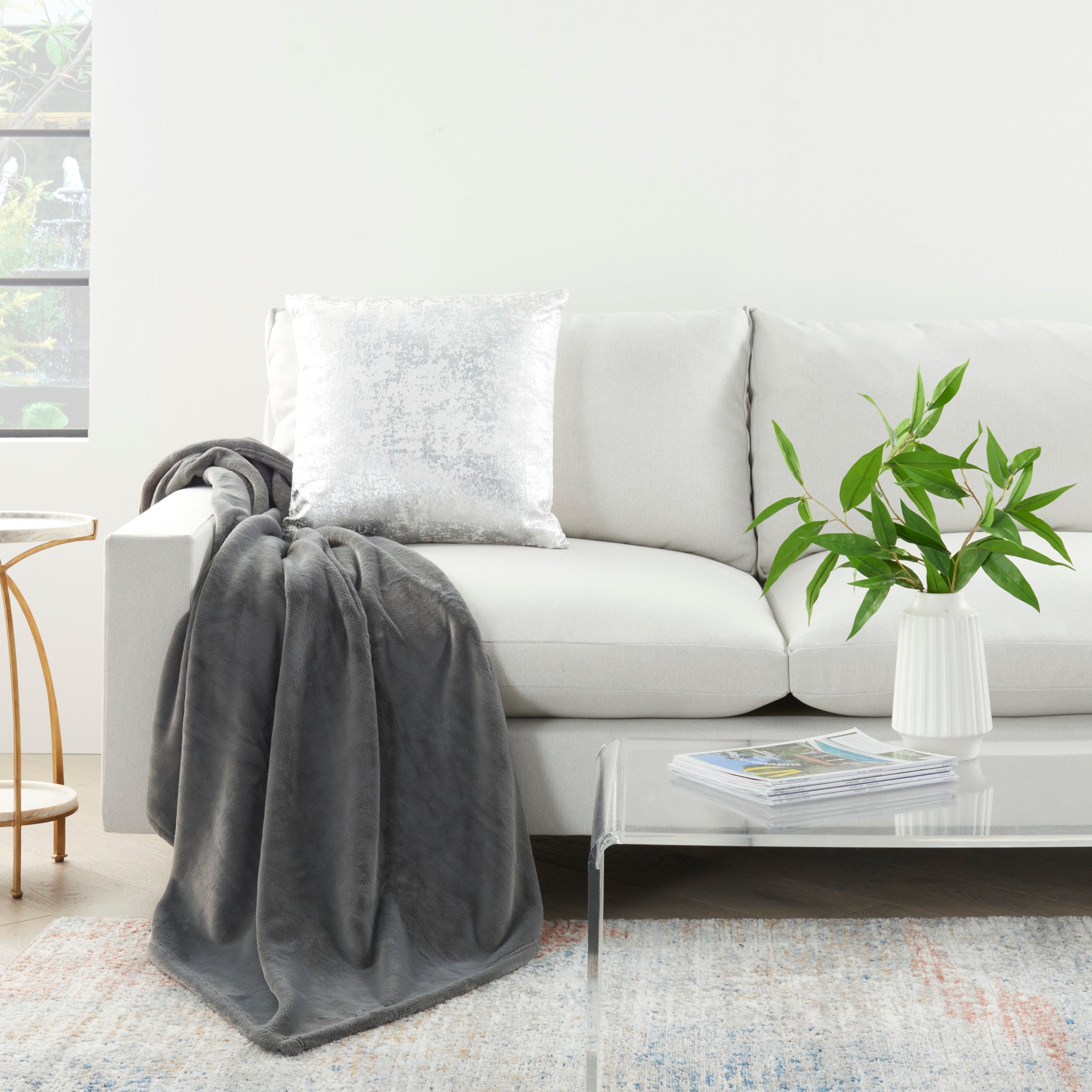 Marion Faux Mink Throw