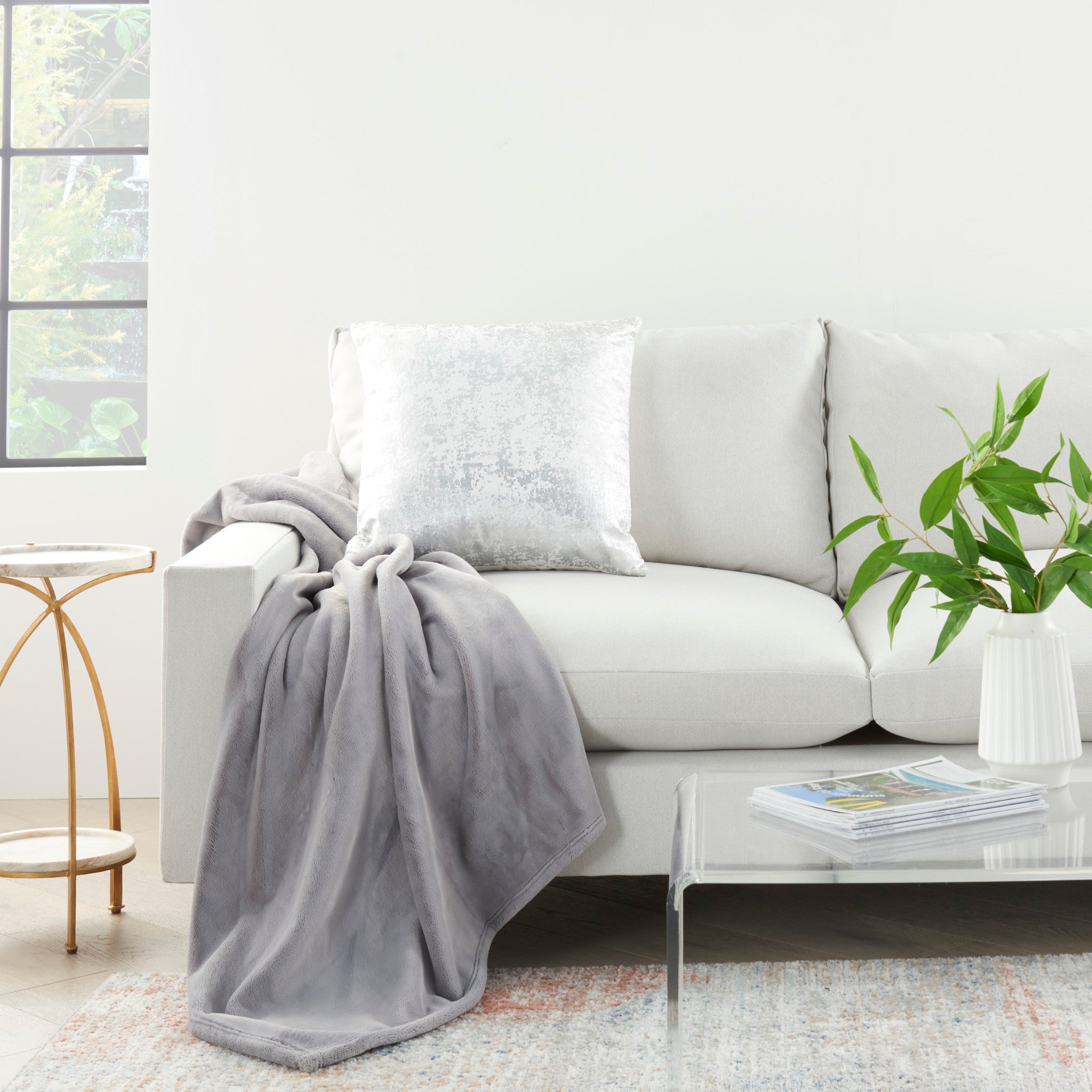 Marion Faux Mink Throw