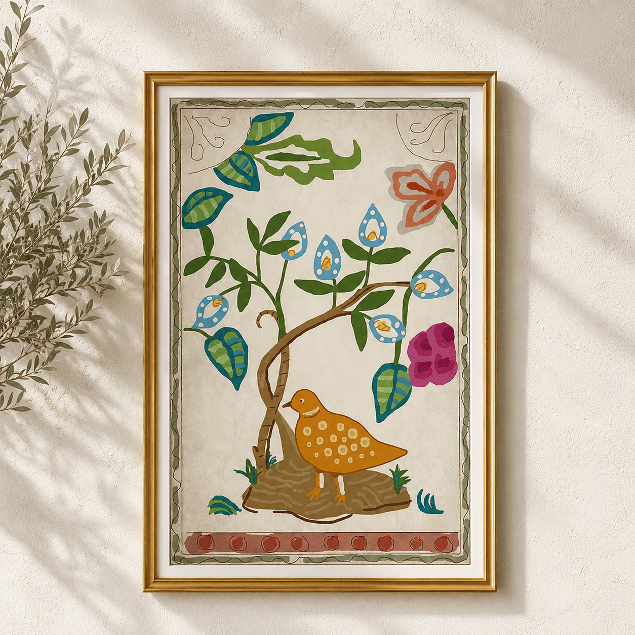 Calypso Birdsong Art Print - Wisteria