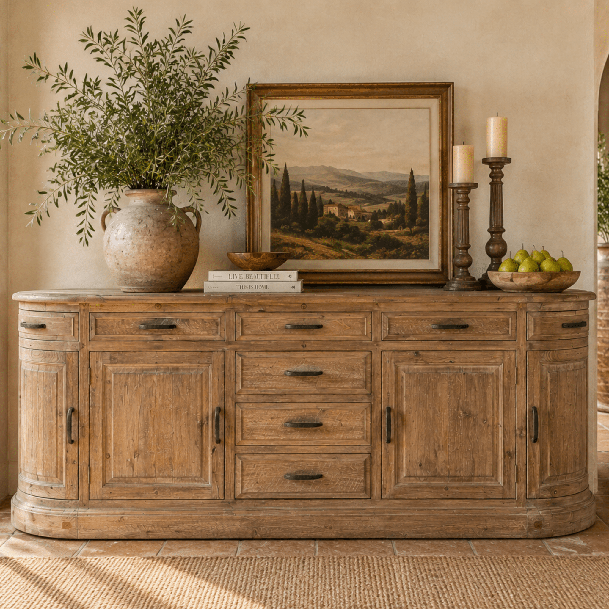 Cervia Reclaimed Wood Sideboard - Wisteria