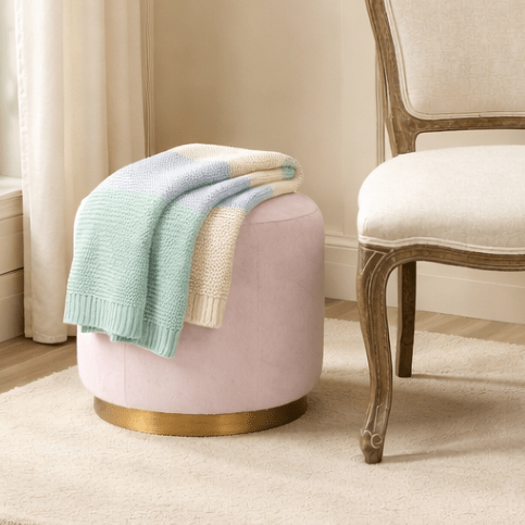 Alpine Pouf - Wisteria