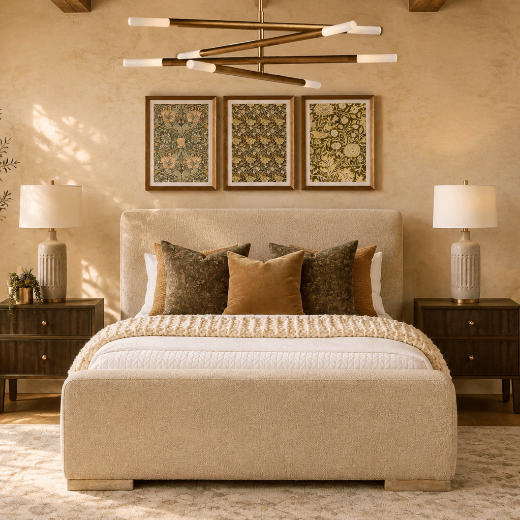Casteron Bed - Wisteria