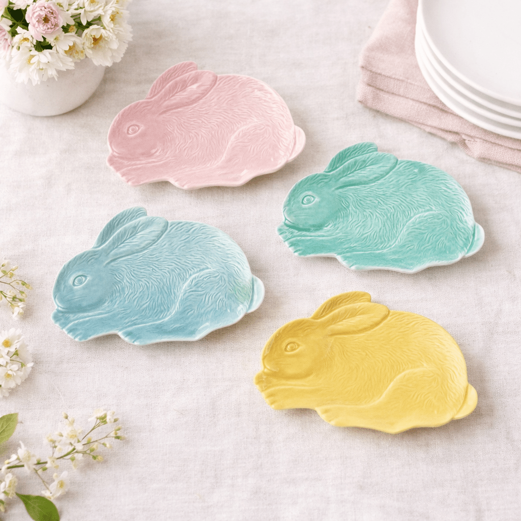 Lapin Bunny Plate Set - Wisteria