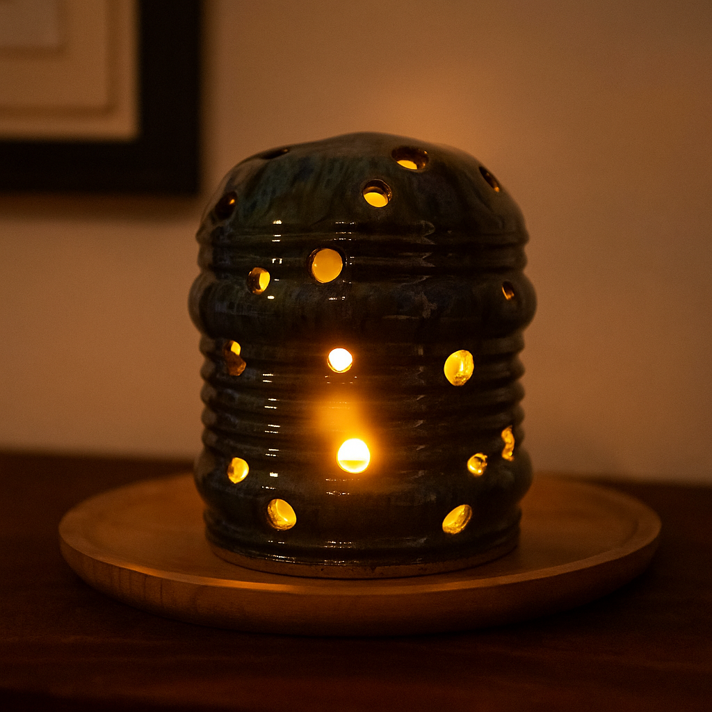Vesper Ceramic Lantern
