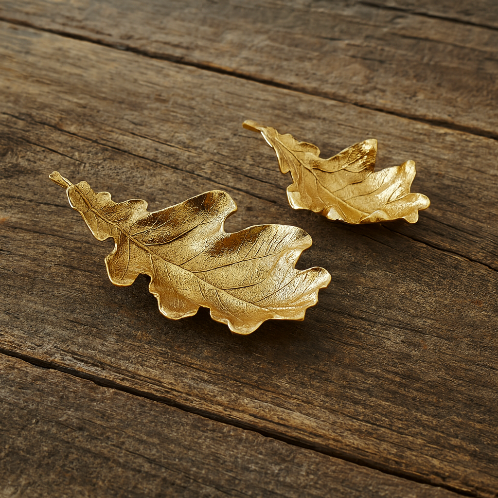 Bellmere Brass Leaf Dishes