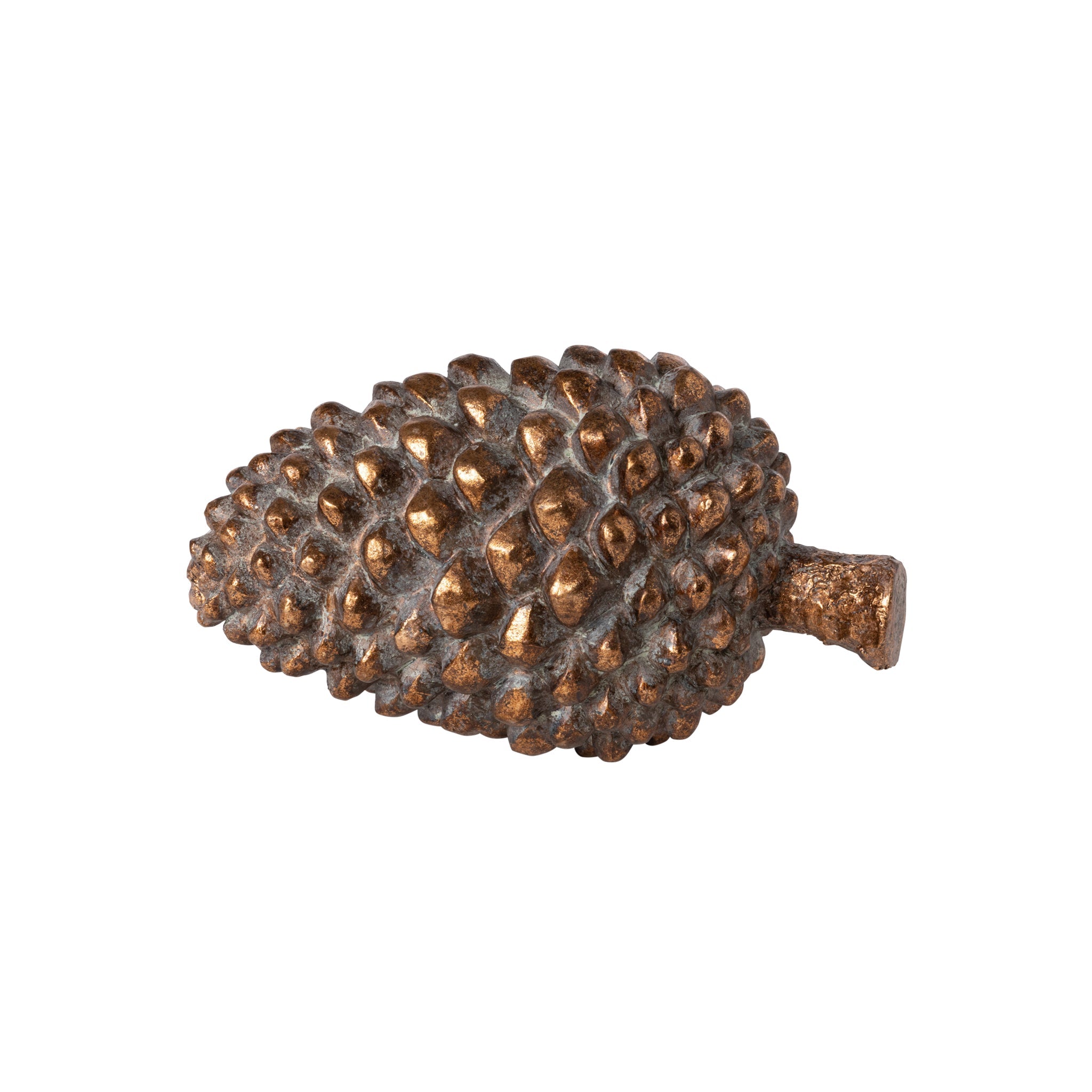 Bronze Conifer Cones, Set of 3