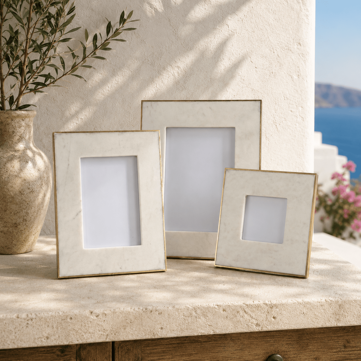 Kepler Marble Frame - Wisteria
