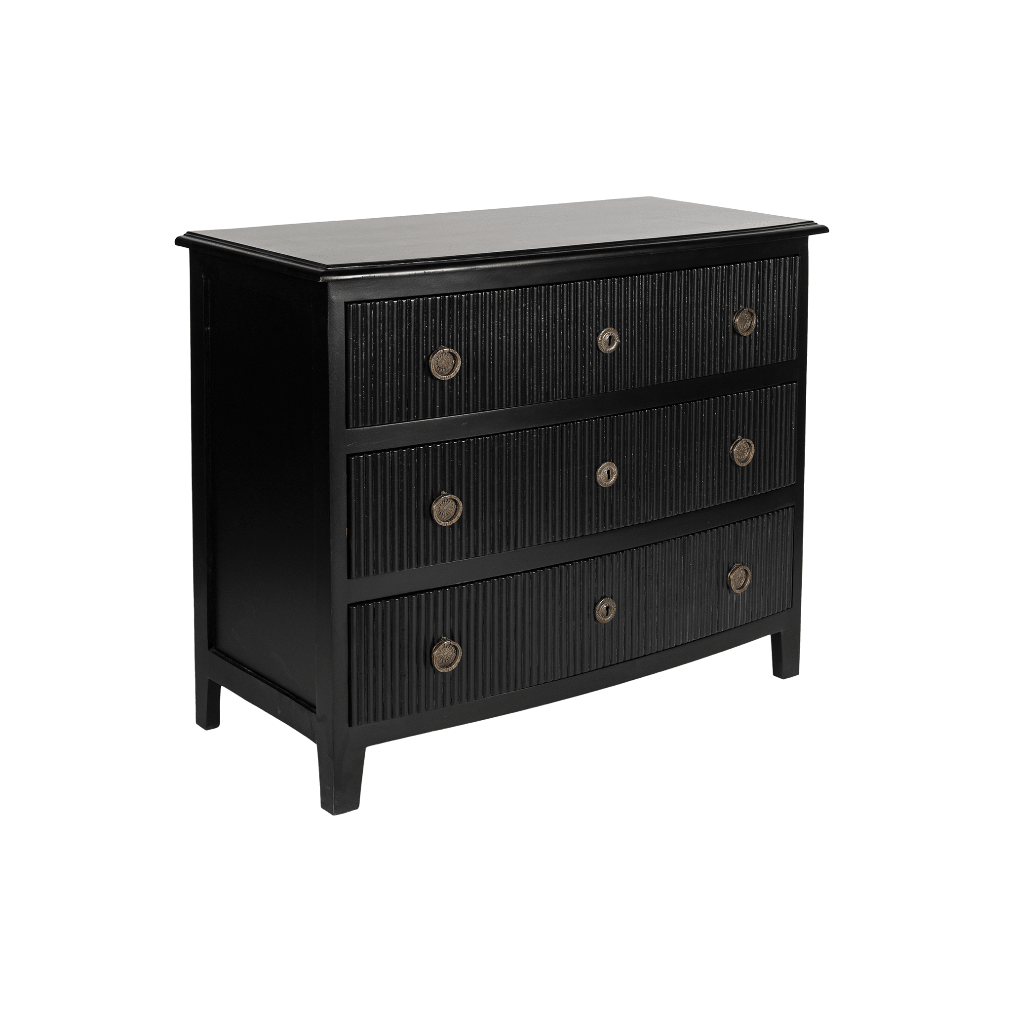 black wicker dresser Aupodin Rattan 3-Drawer 31.5 in. Wide Chest of Drawers with Wood Handle for Bedroom Living Room assembly is required DIMENSIONS BALHAM TRADE-Rattan Dresser Set of