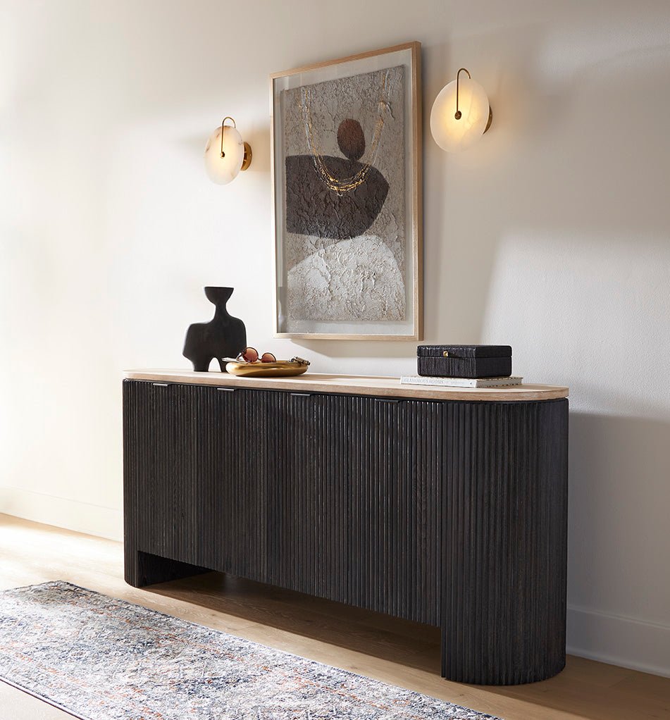 Noto Reeded Elm Sideboard - Wisteria
