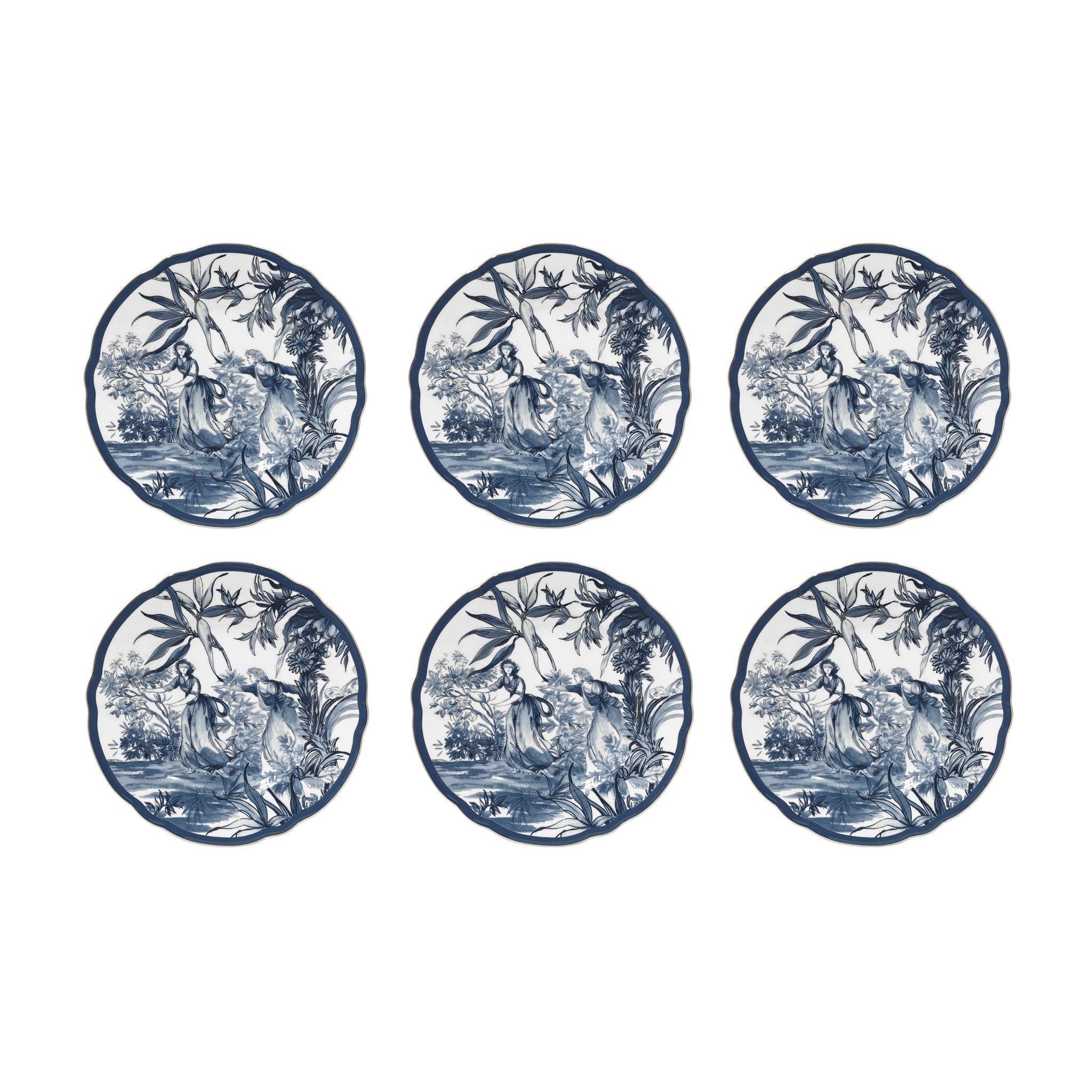 Antoinette Dinner Plates, Set of 6