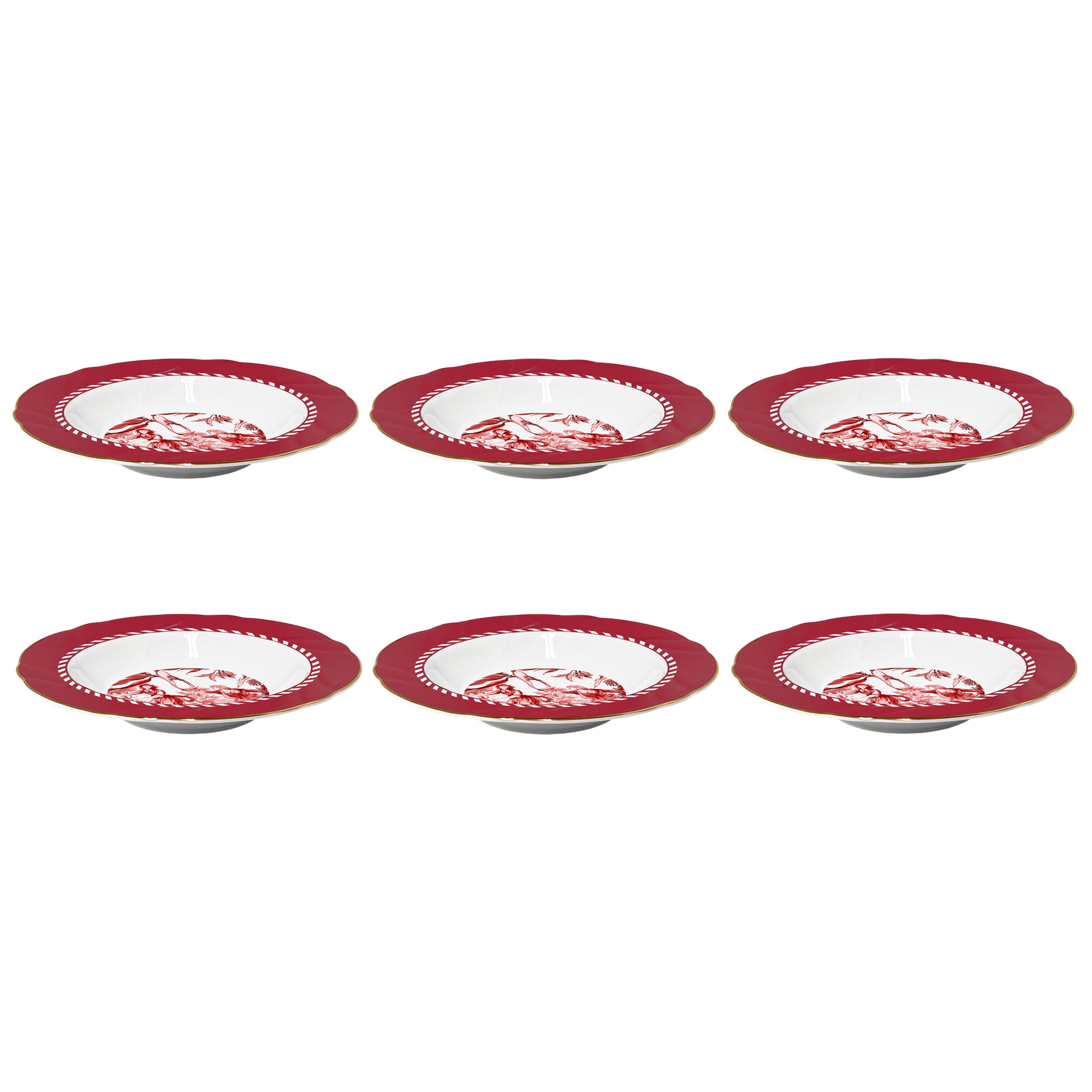 Antoinette Soup Bowls, Set of 6