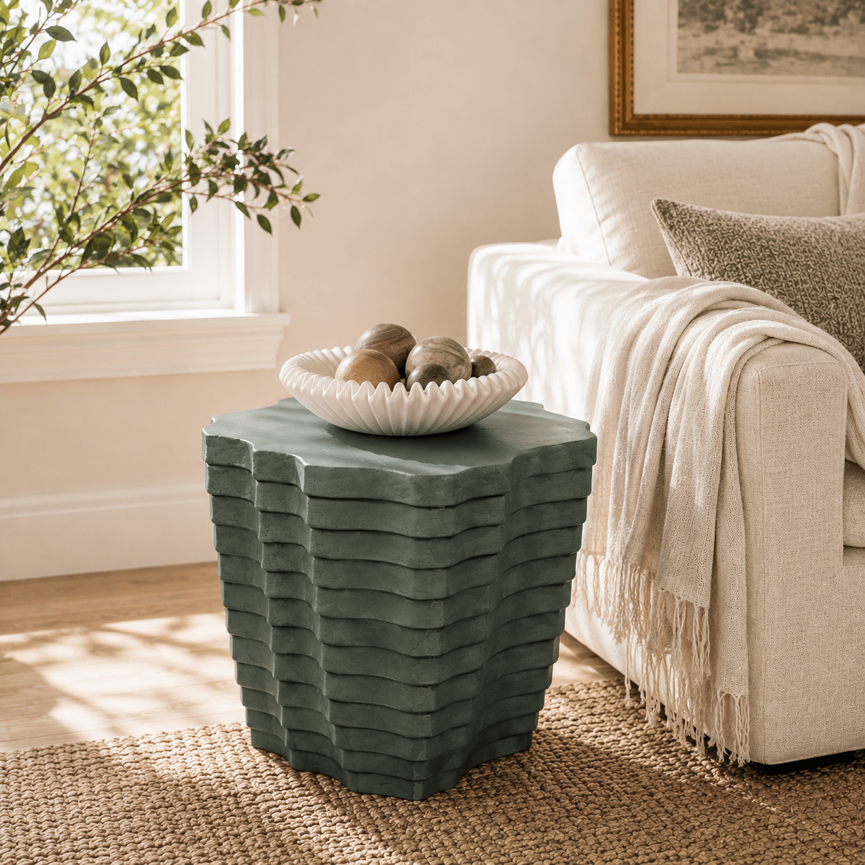 Stratum Accent Table - Wisteria