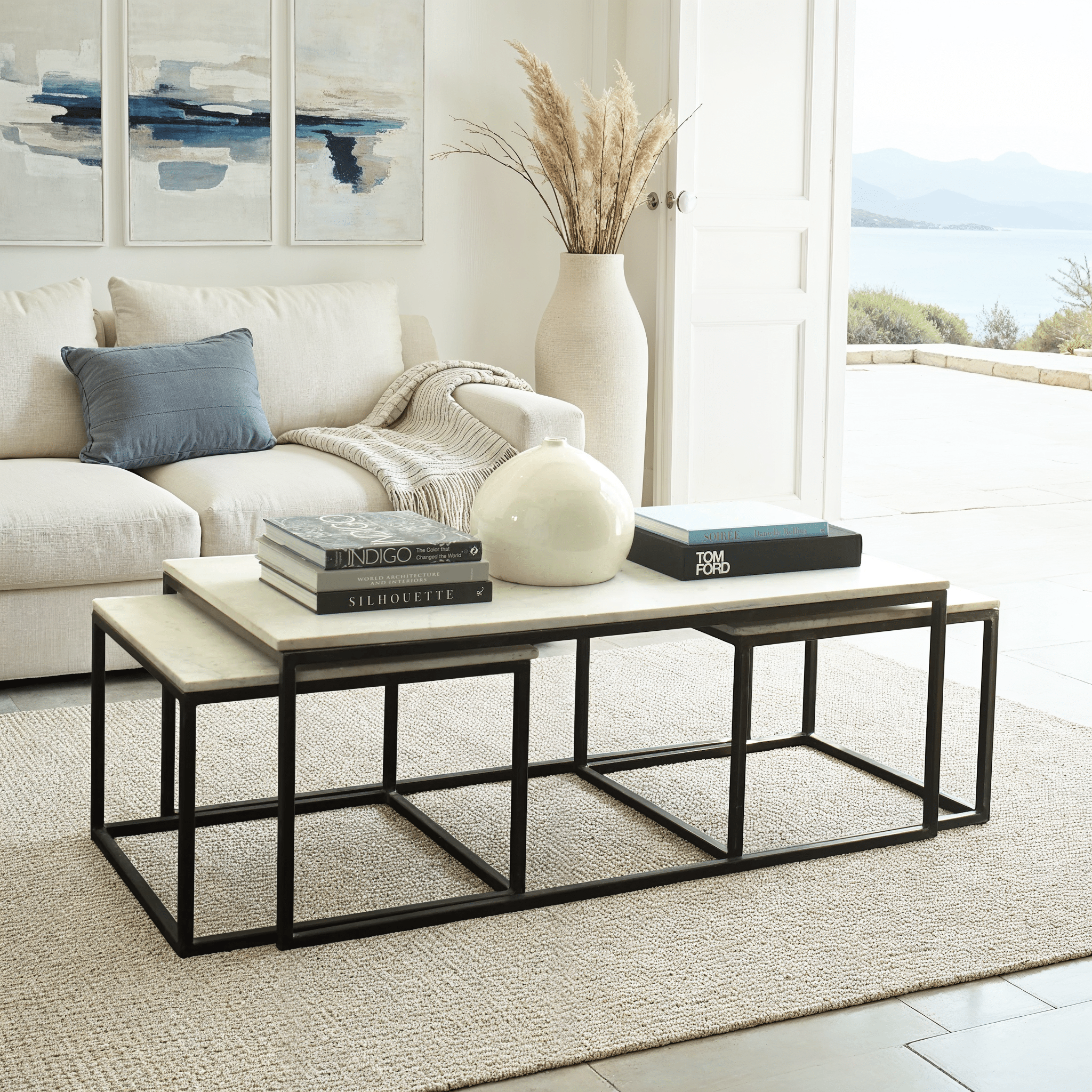 Exeter Nesting Coffee Table - Wisteria