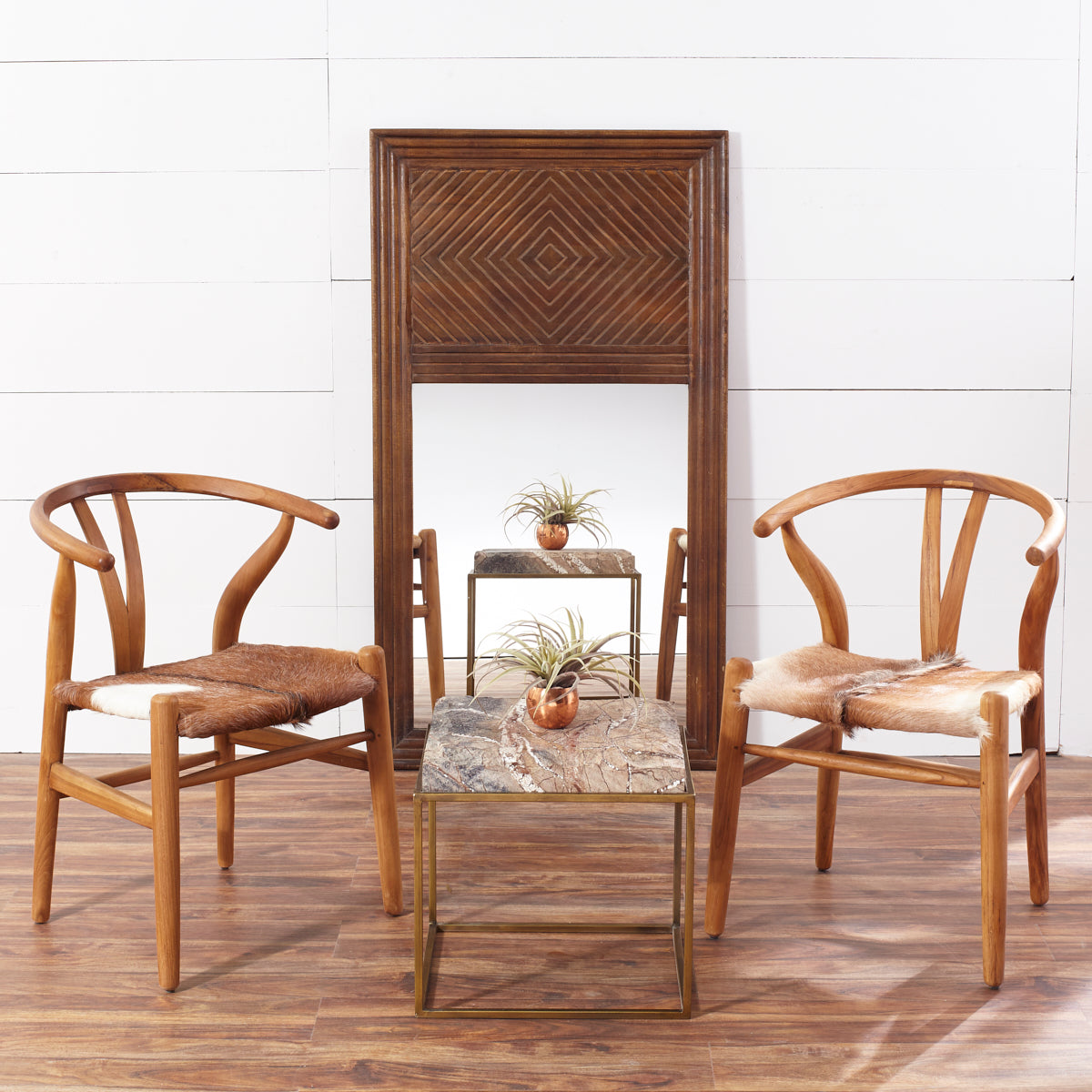 Organic Trumeau Mirror