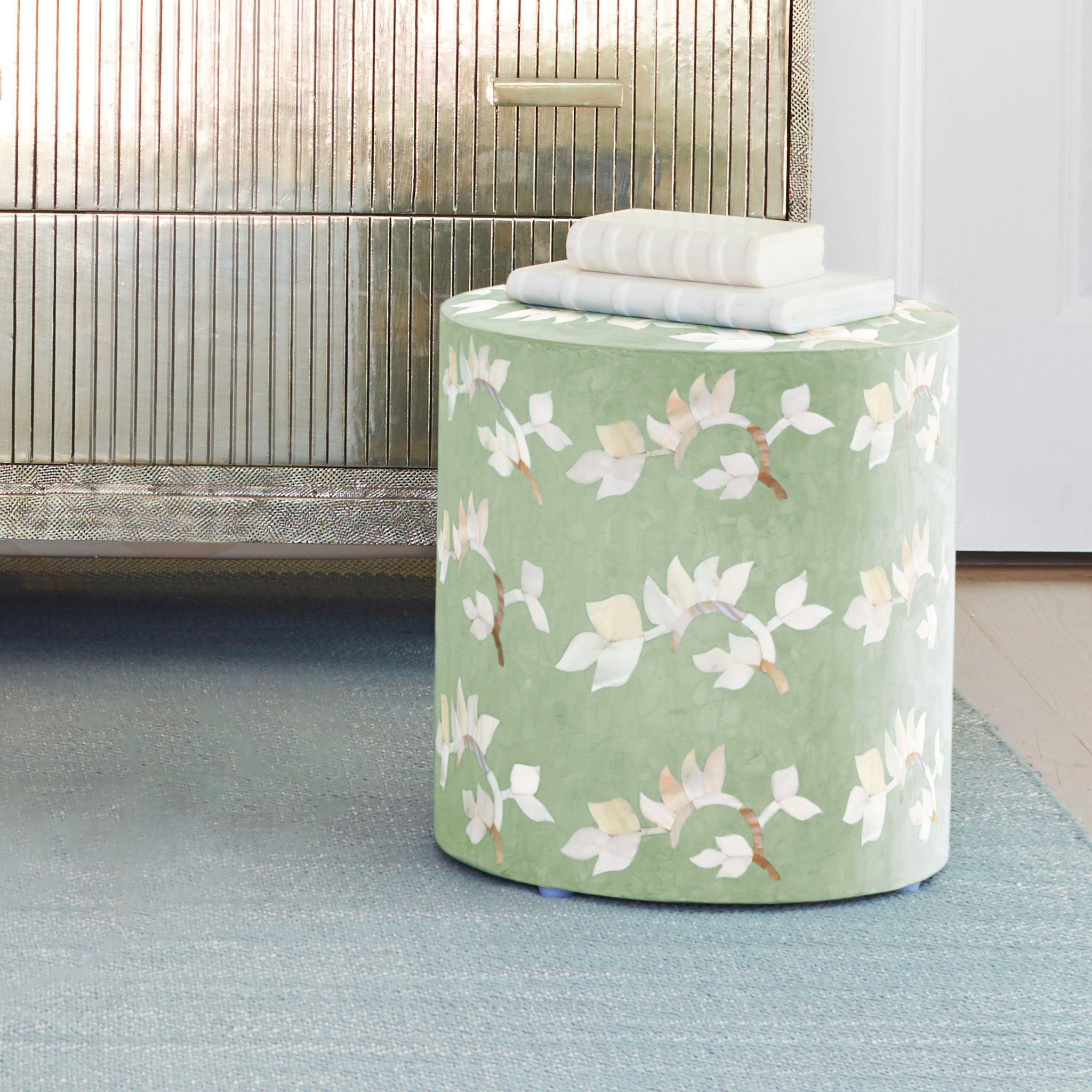 Mother-of-Pearl Allure Stool