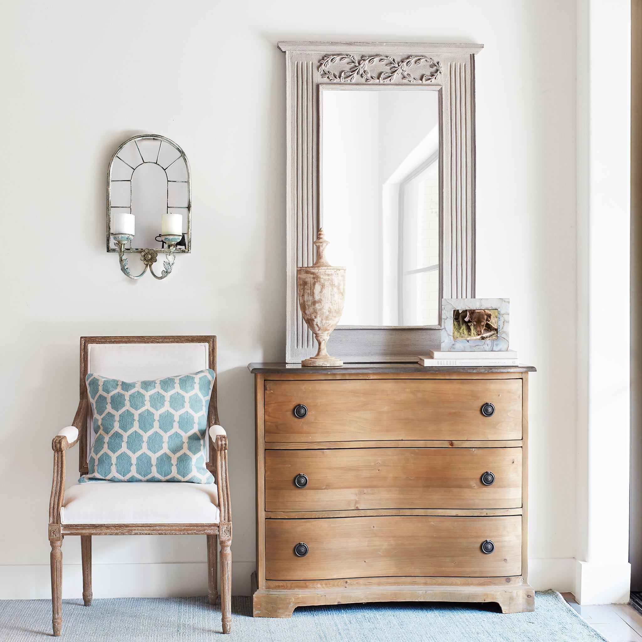 Swedish Bowfront Chest