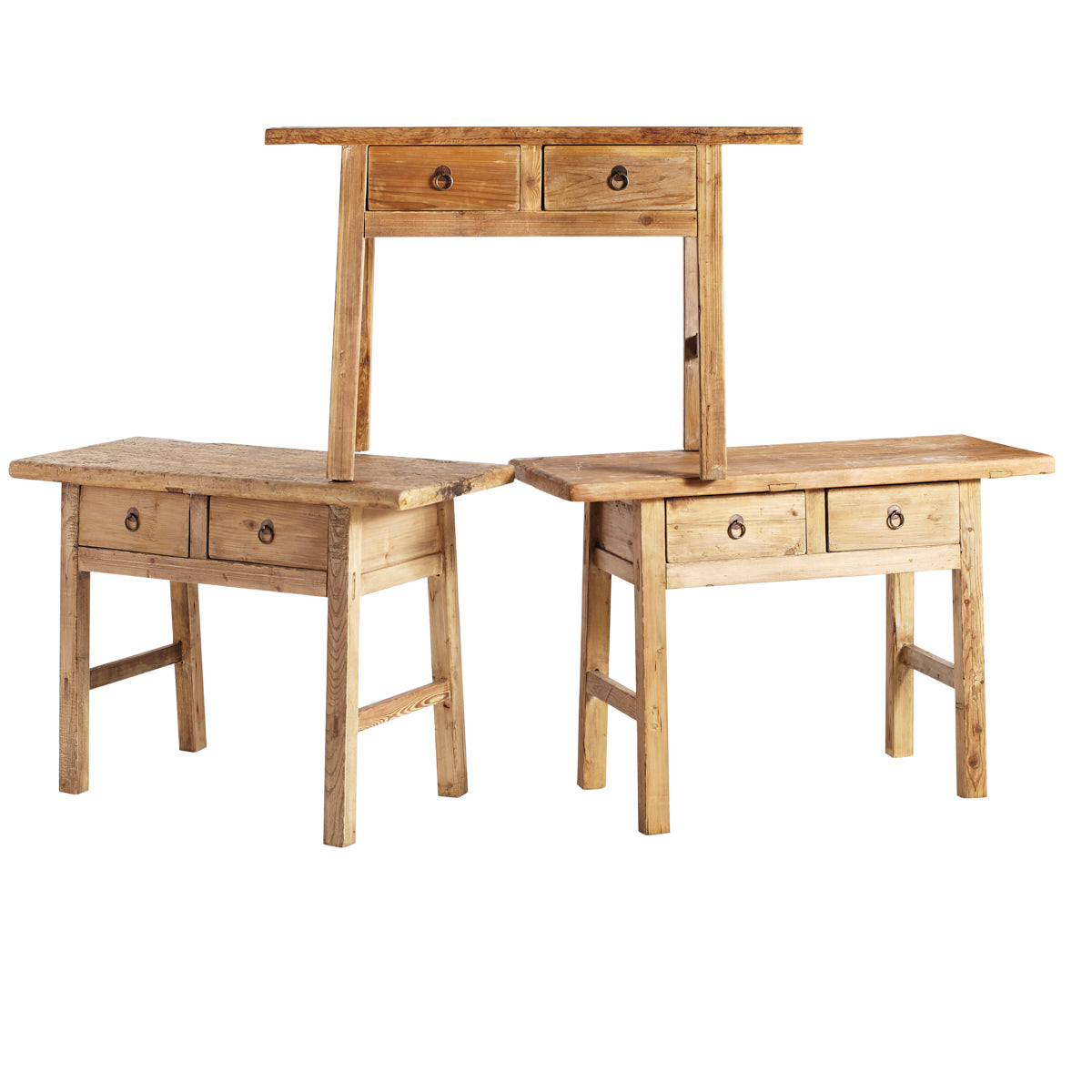 Vintage Chinese Butcher's Accent Table