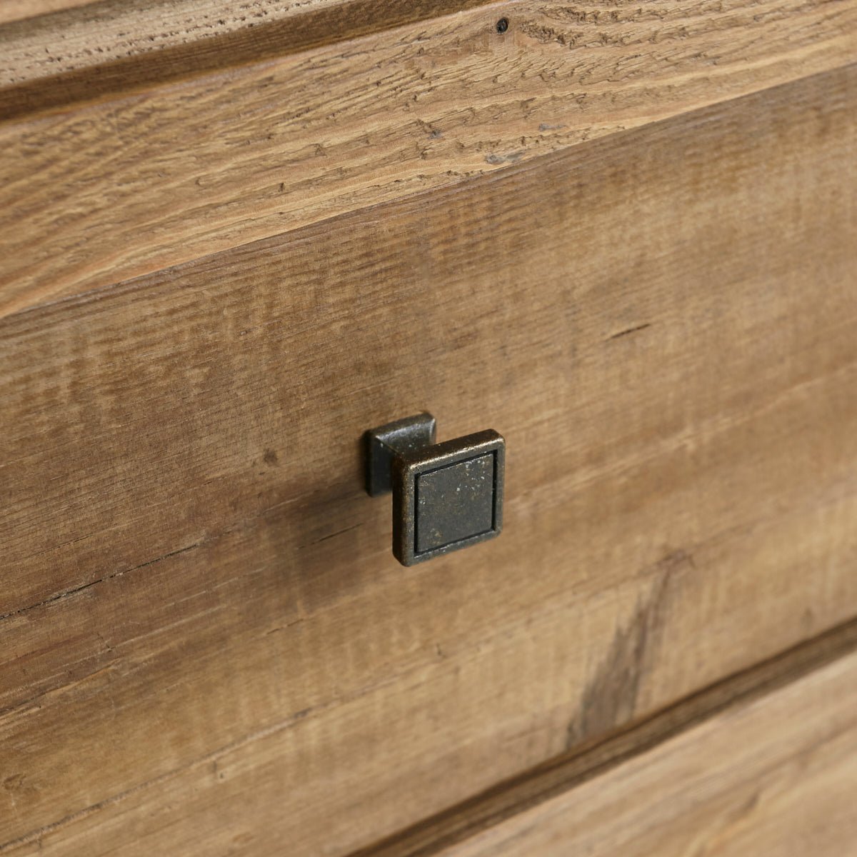 modern reclaimed wood dresser Ella Modern Classic Grey Washed Reclaimed Wood Double Dresser