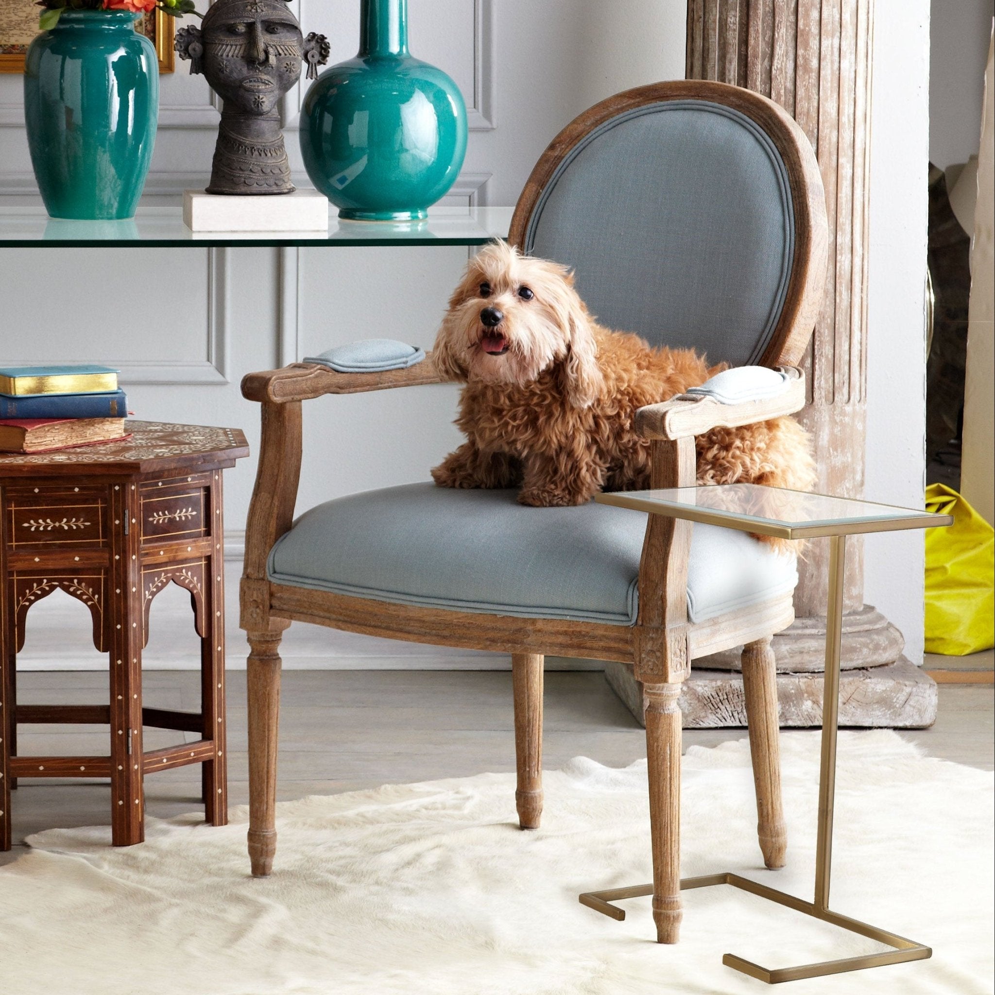 Modern Pull - Up Table - Wisteria