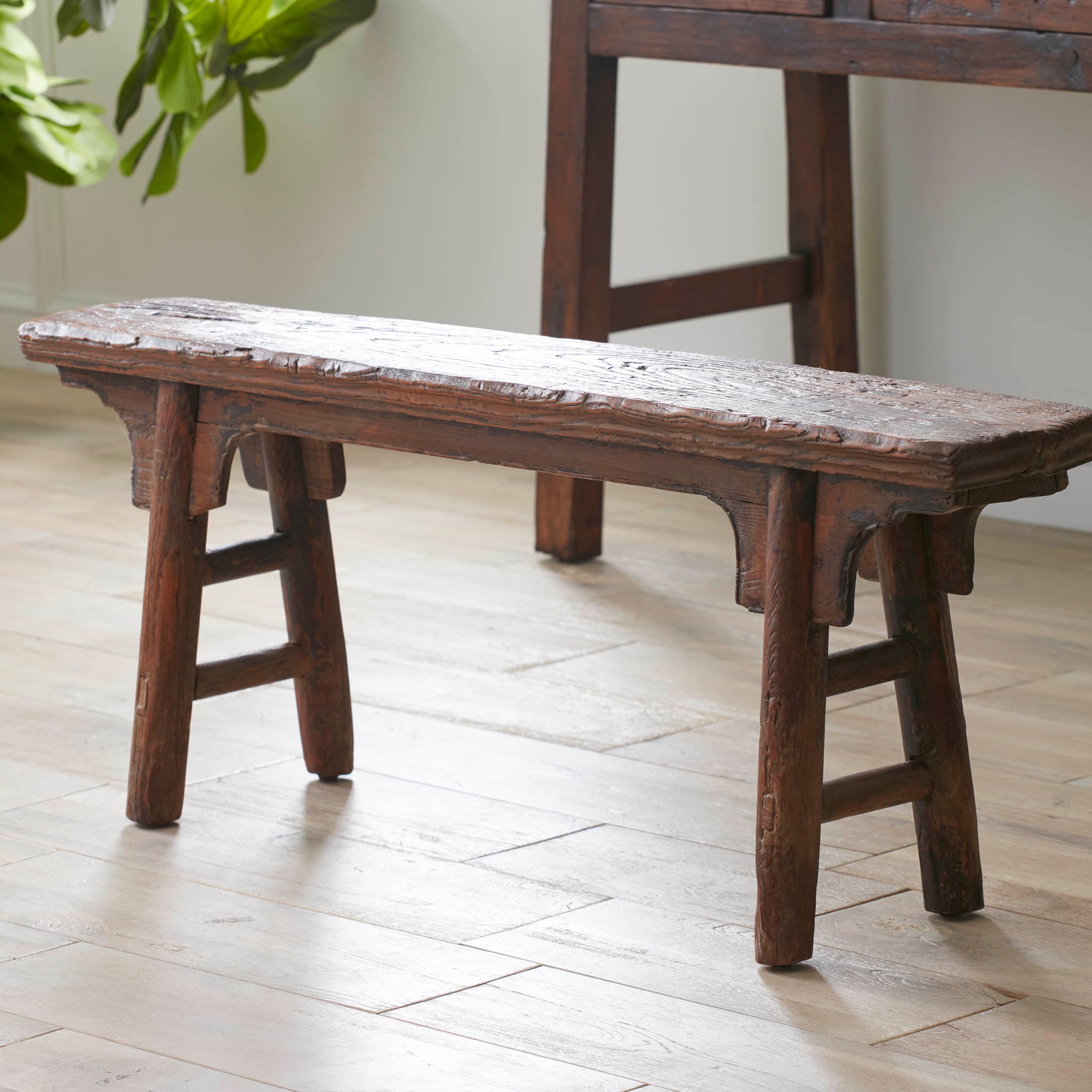 Vintage Chinese Bench | Wisteria
