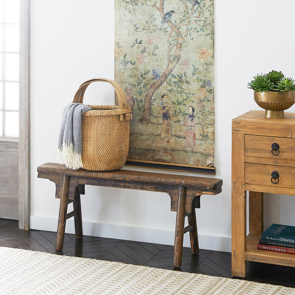 Vintage Chinese Bench