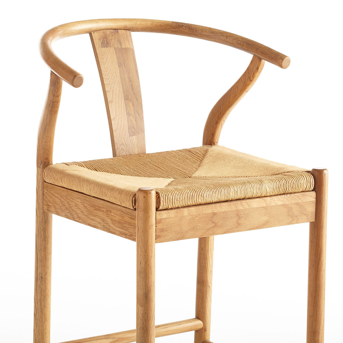 Danish Oak Bar Stool - Natural