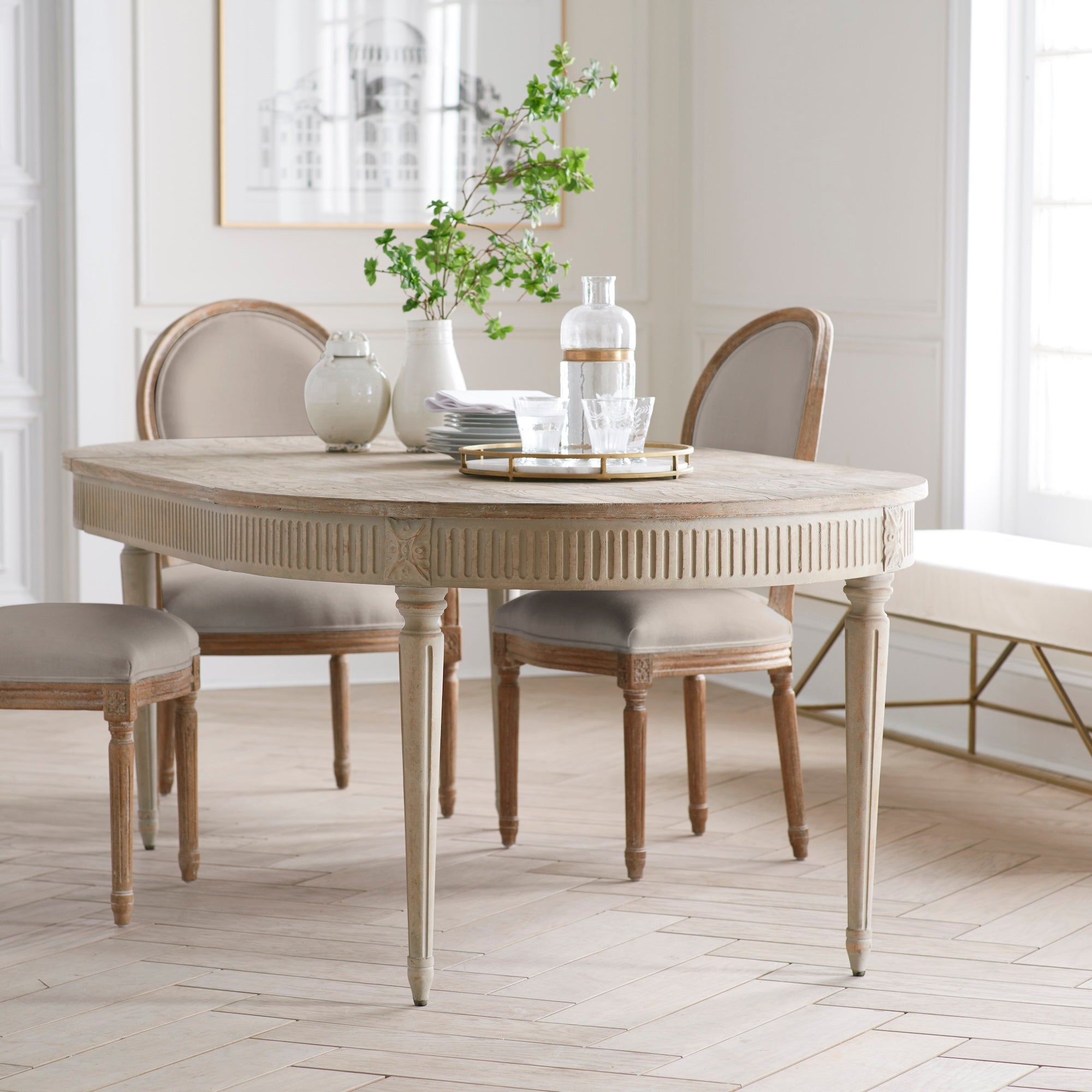 Gustavian Extension Dining Table