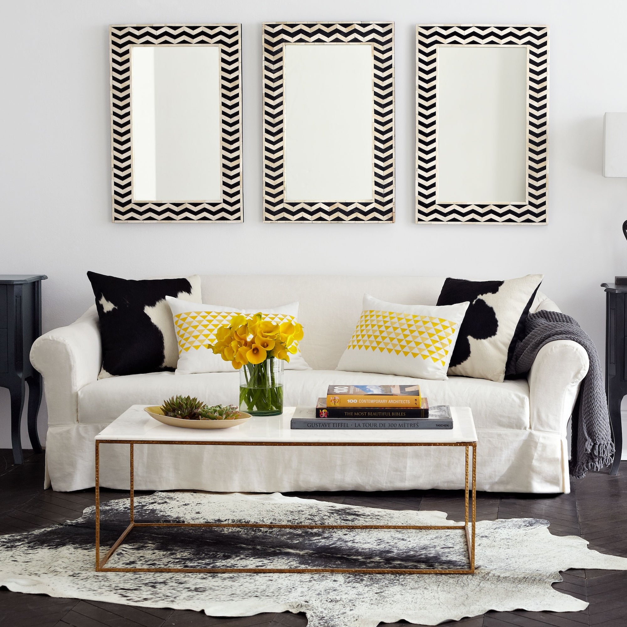 Gold Leaf Coffee Table