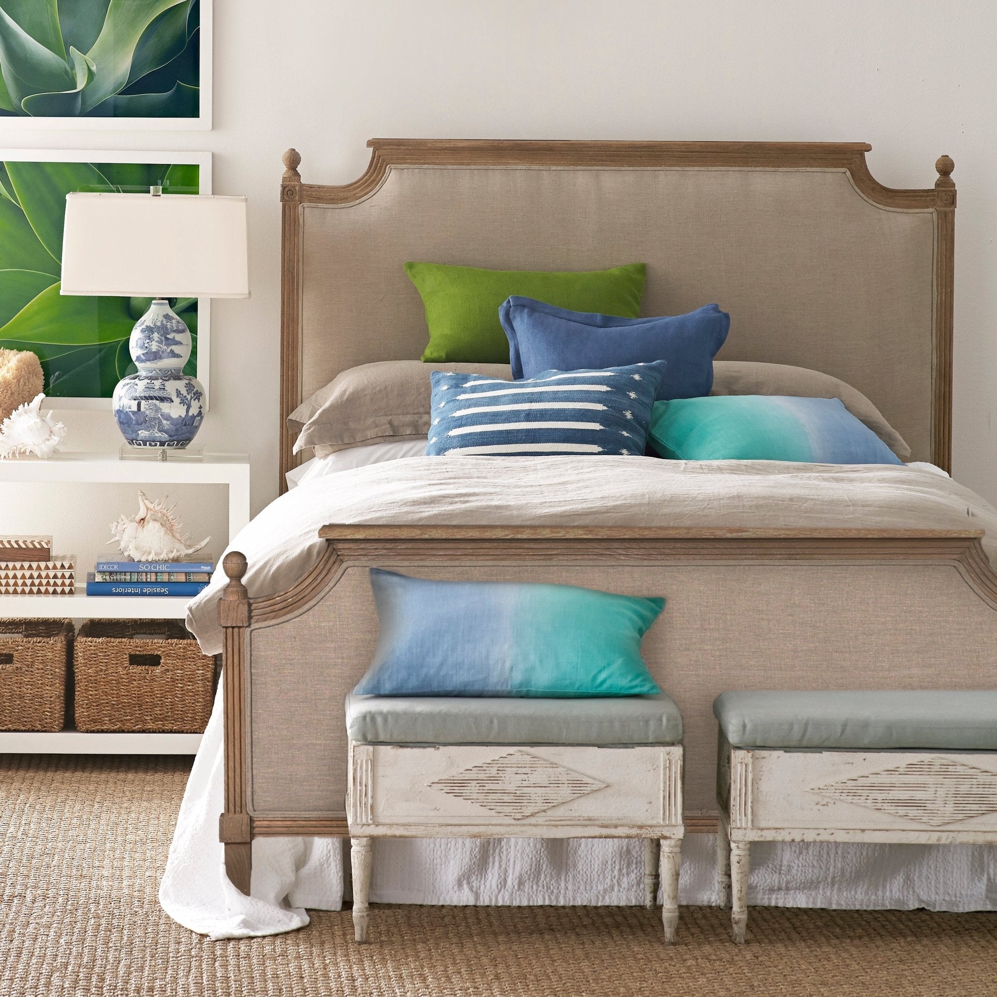 Warwick Upholstered Bed - Wisteria