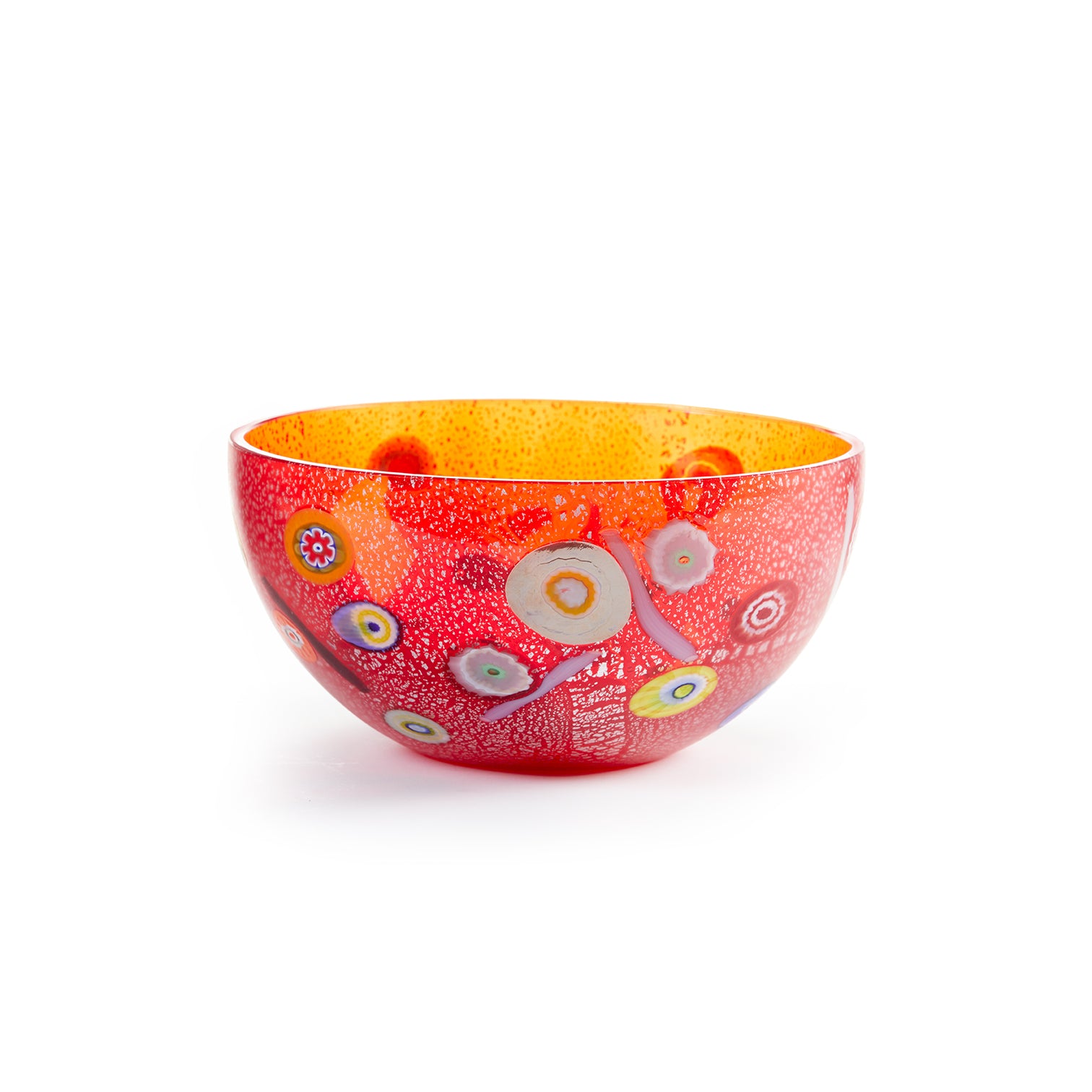 Millefiori Murano Glass Bowl