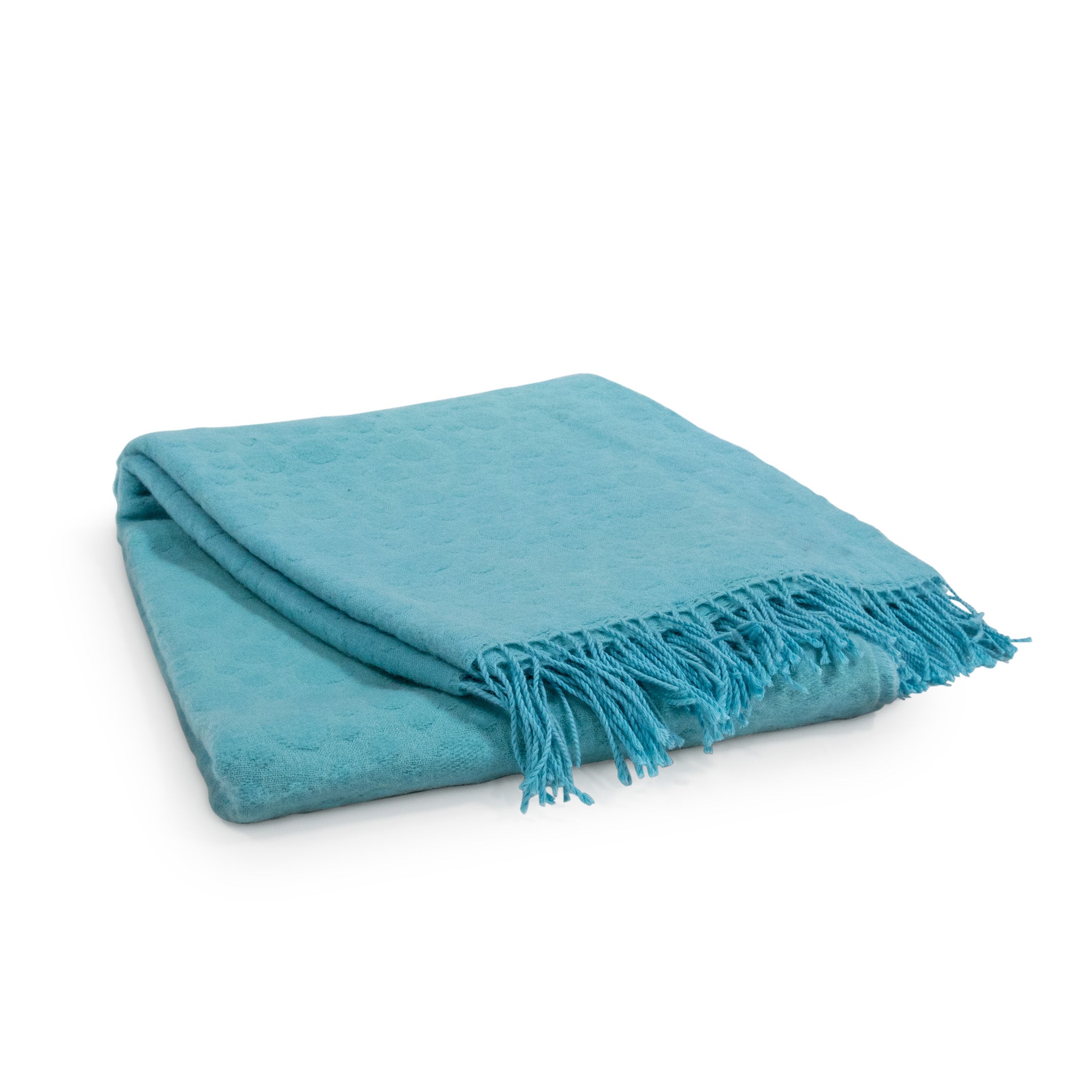 Aqua blue online throws